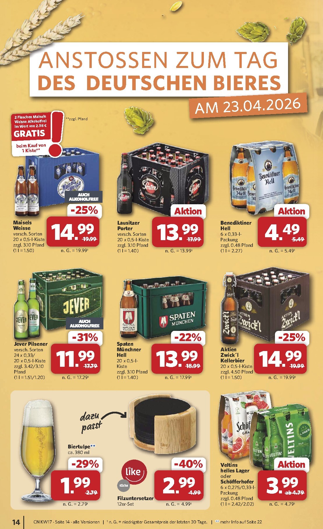 combi - Combi Prospekt nächste Woche – von Montag 20.04.2026 bis Samstag 25.04.2026 - page: 14