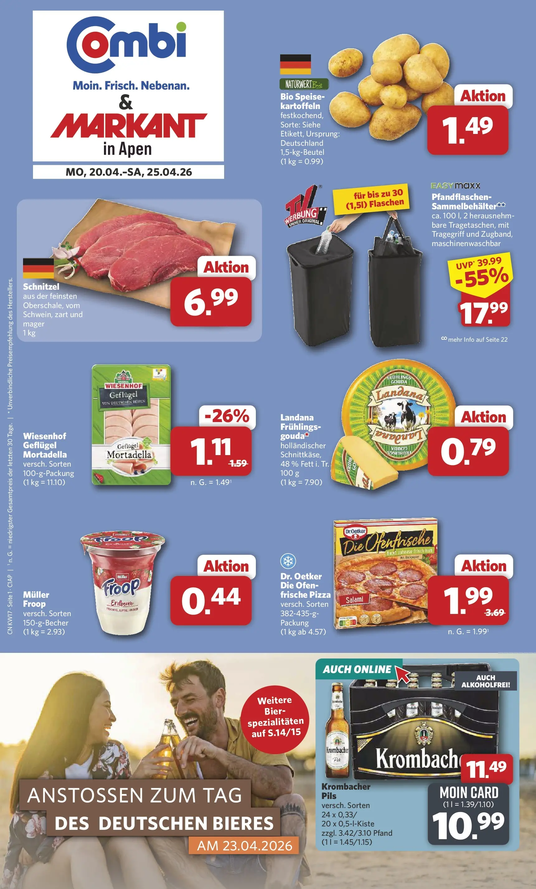 combi - Combi - Apen Prospekt – von Montag 20.04.2026 bis Samstag 25.04.2026