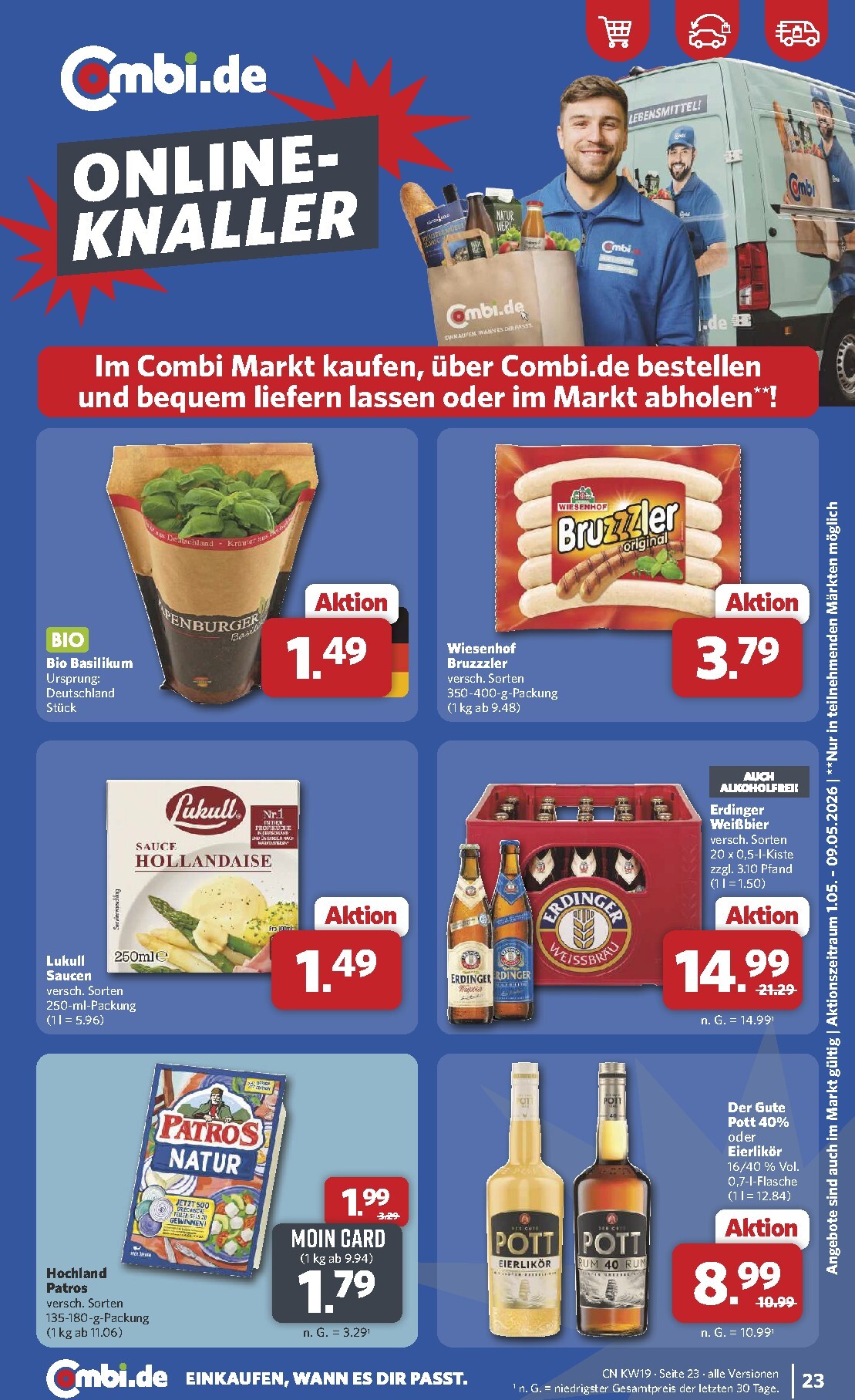 combi - Combi Prospekt nächste Woche – von Montag 04.05.2026 bis Samstag 09.05.2026 - page: 23