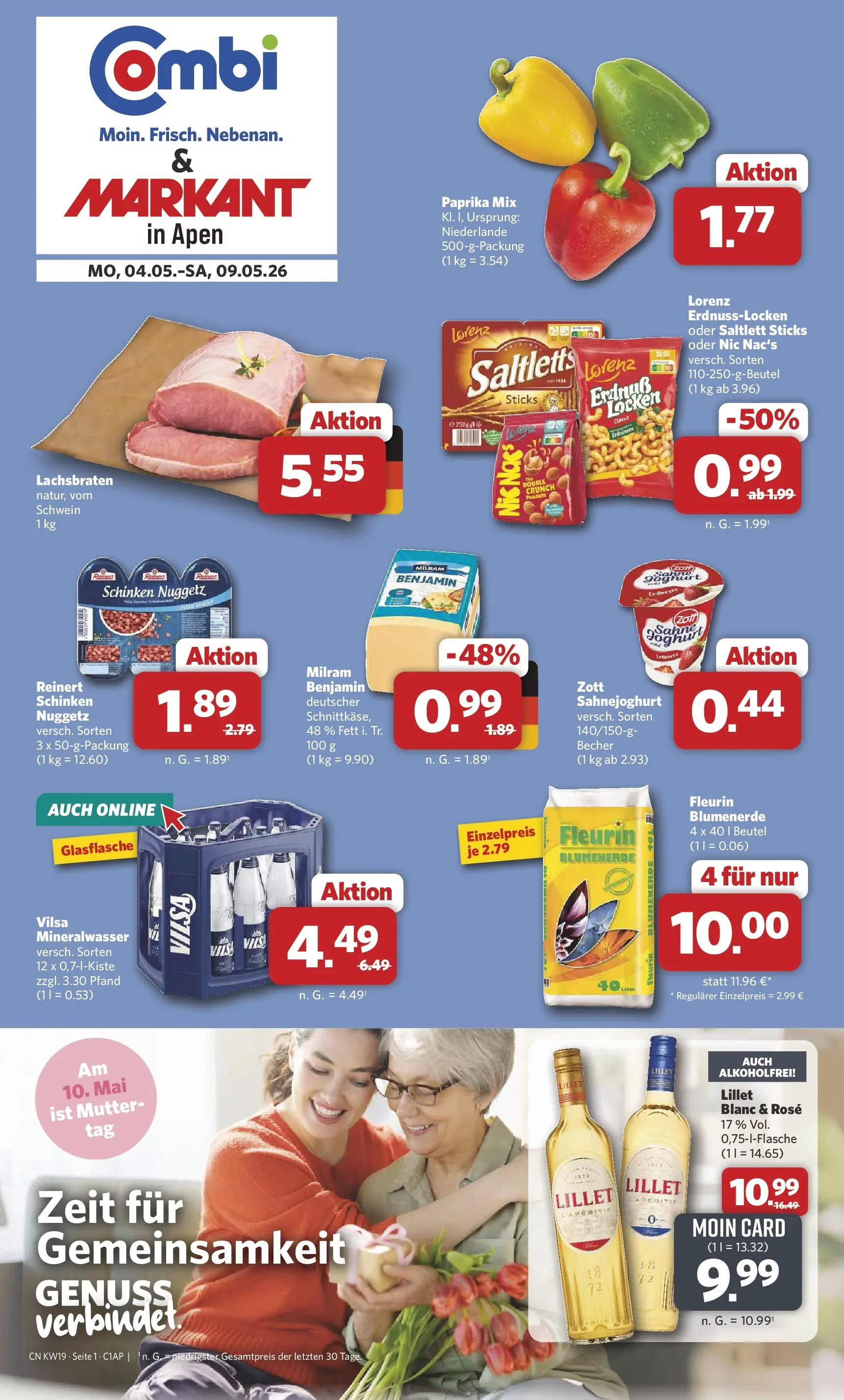 combi - Combi - Apen Prospekt – von Montag 04.05.2026 bis Samstag 09.05.2026
