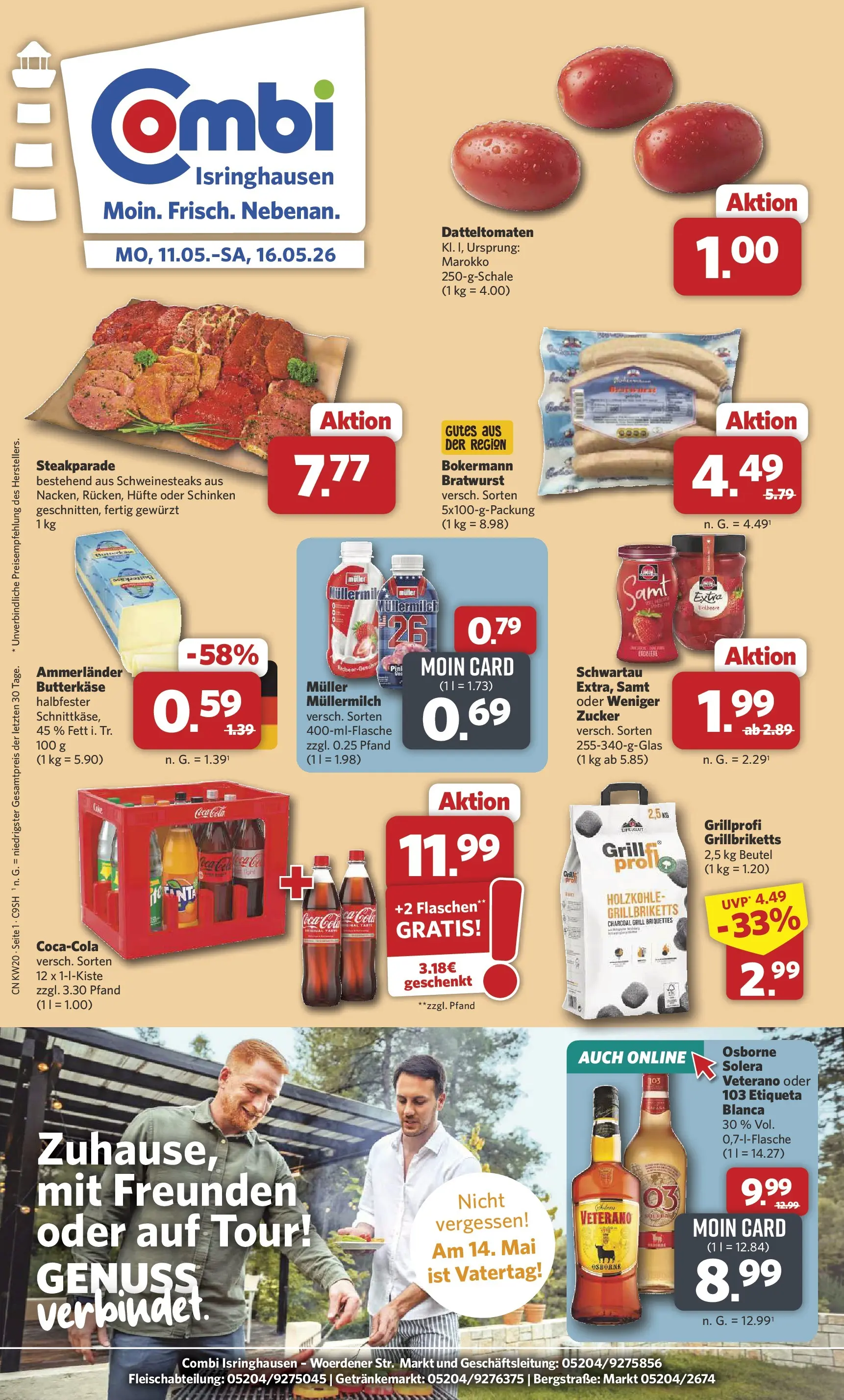 combi - Combi - Isringhausen Prospekt – von Montag 11.05.2026 bis Samstag 16.05.2026