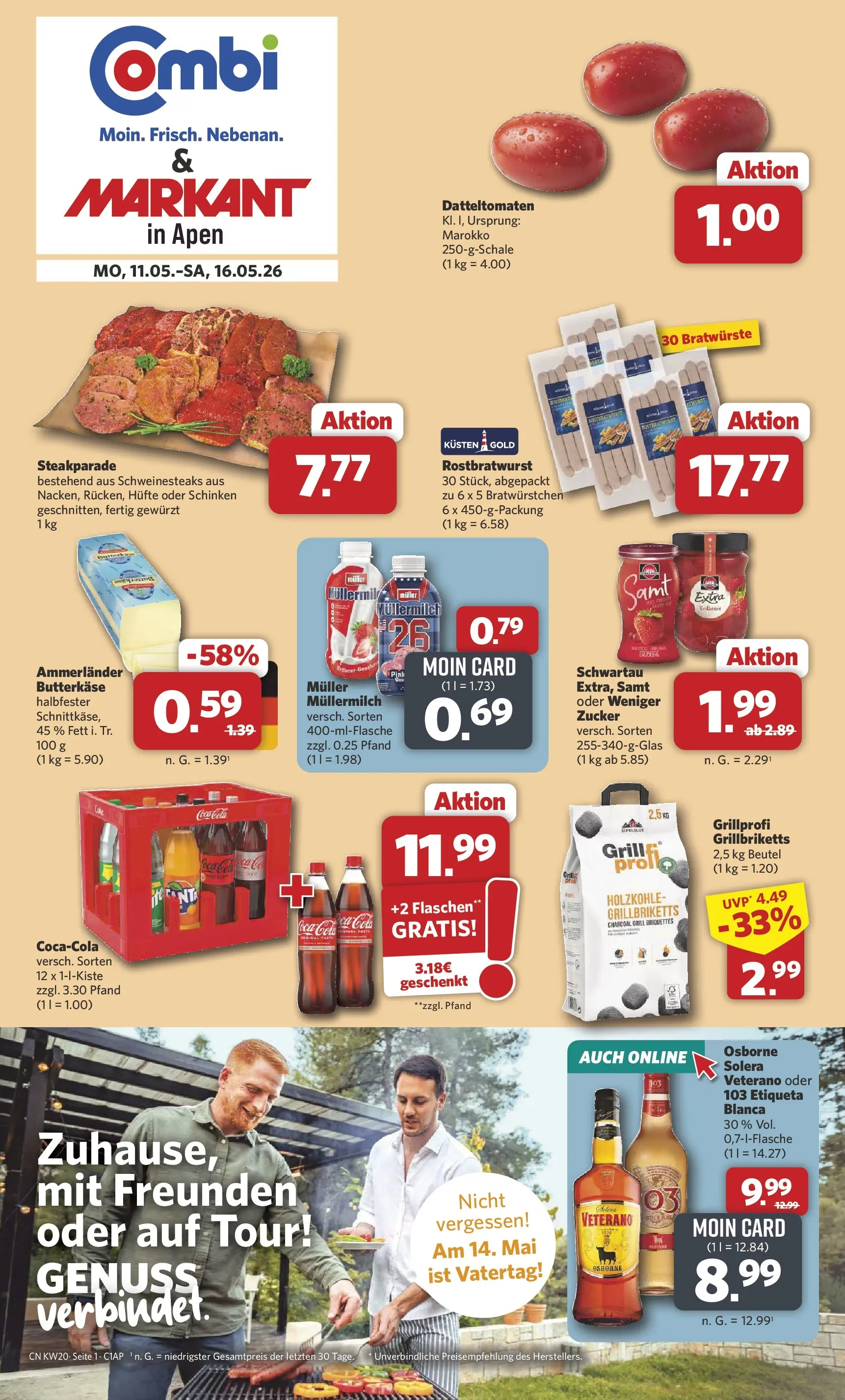 combi - Combi - Apen Prospekt – von Montag 11.05.2026 bis Samstag 16.05.2026