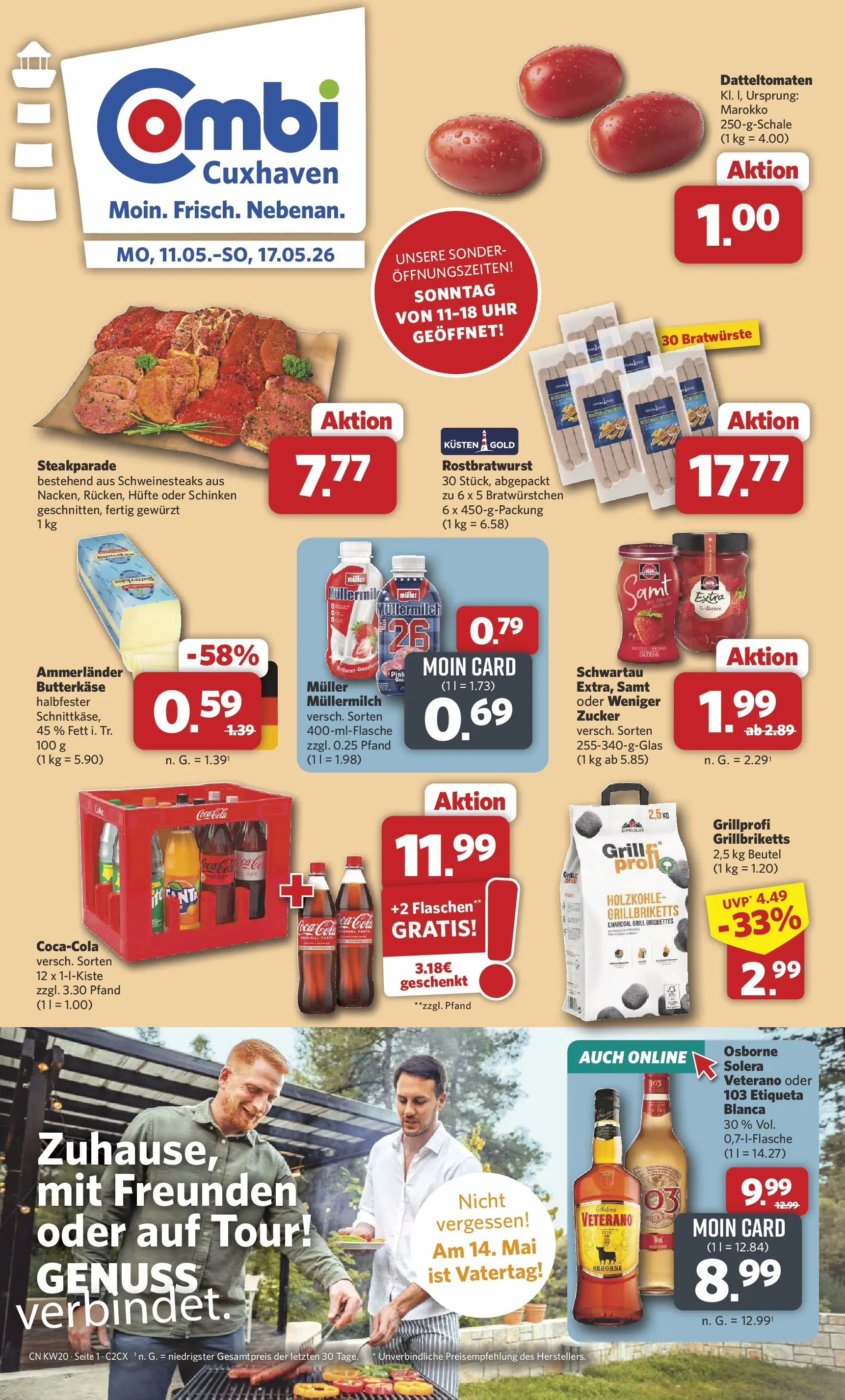 combi - Combi - Cuxhaven Prospekt – von Montag 11.05.2026 bis Sonntag 17.05.2026