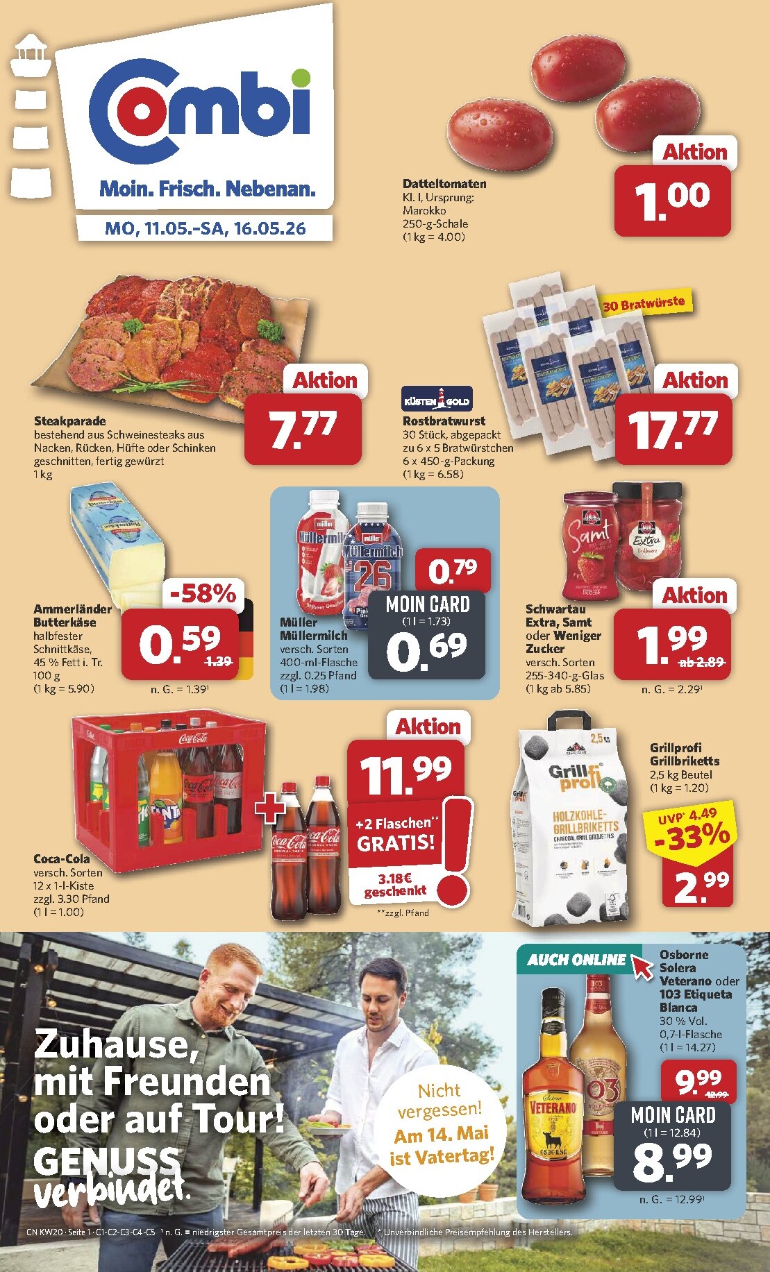 combi - Combi Prospekt – von Montag 11.05.2026 bis Samstag 16.05.2026