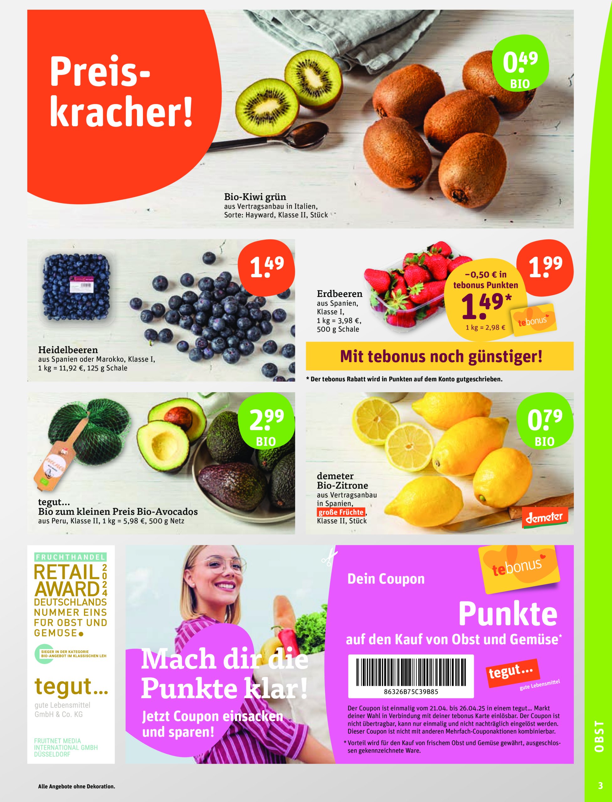 tegut - Tegut-Prospekt gültig von 22.04. bis 26.04. - page: 5