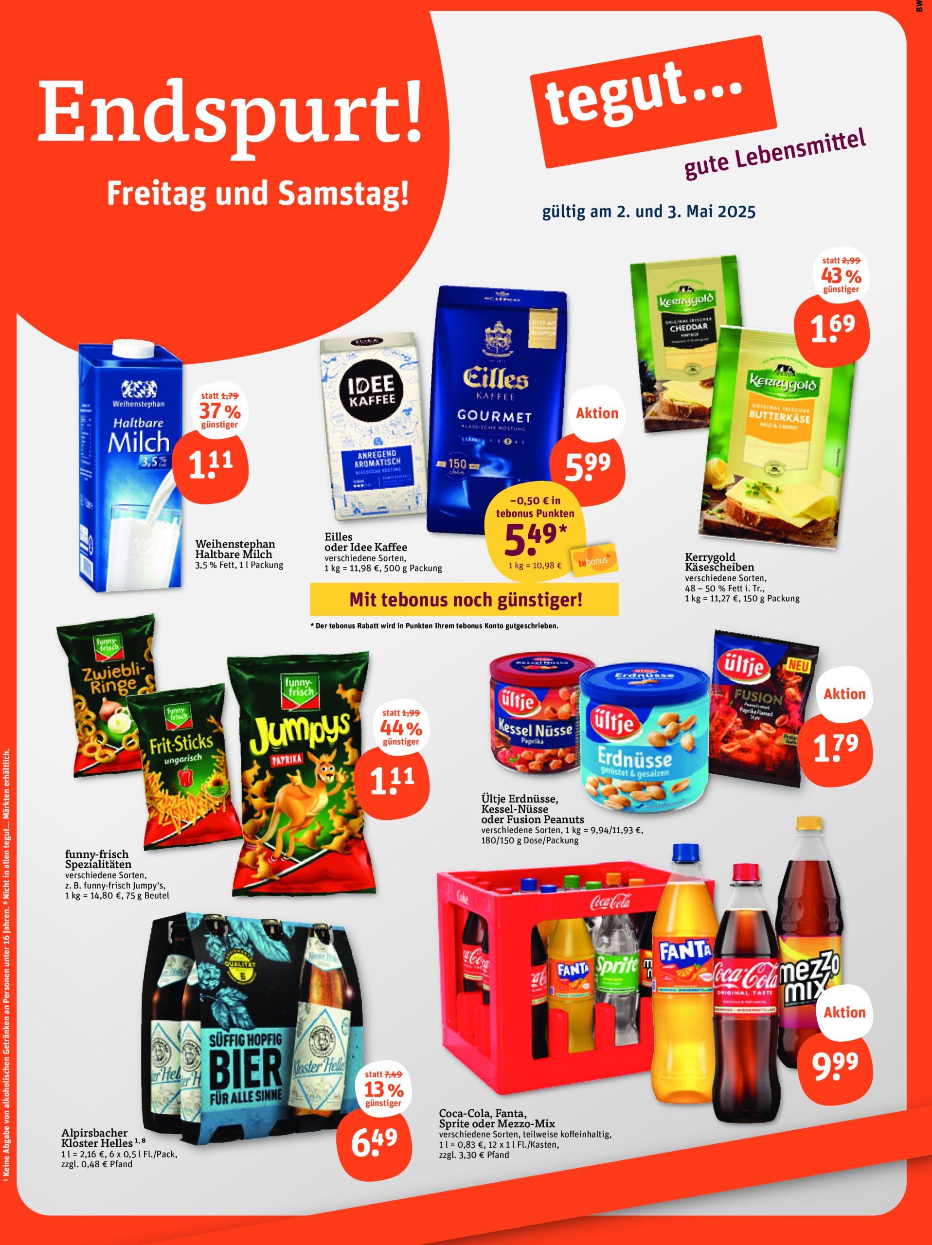 tegut - Tegut-Prospekt gültig von 02.05. bis 03.05.
