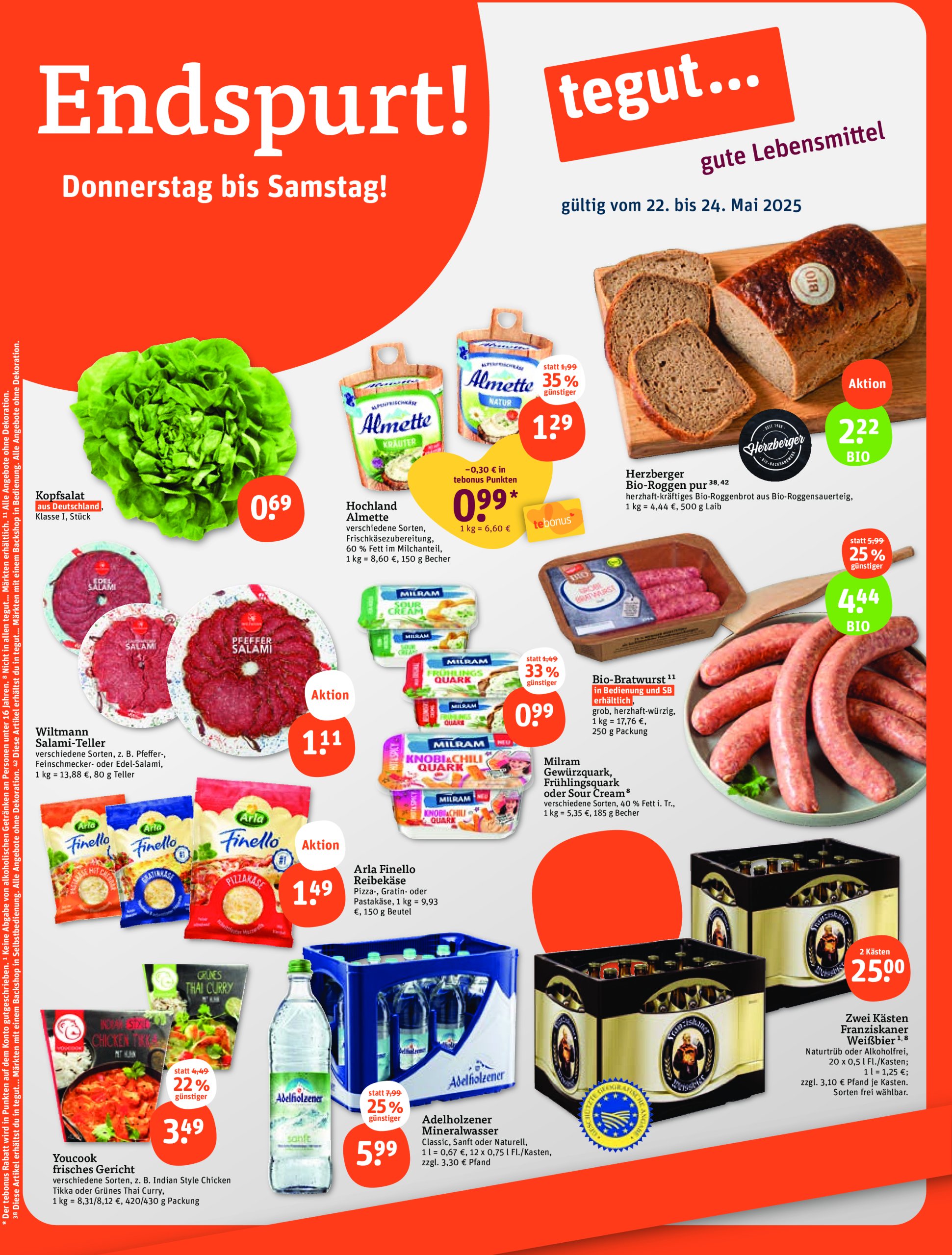 tegut - Tegut-Prospekt gültig von 22.05. bis 24.05.