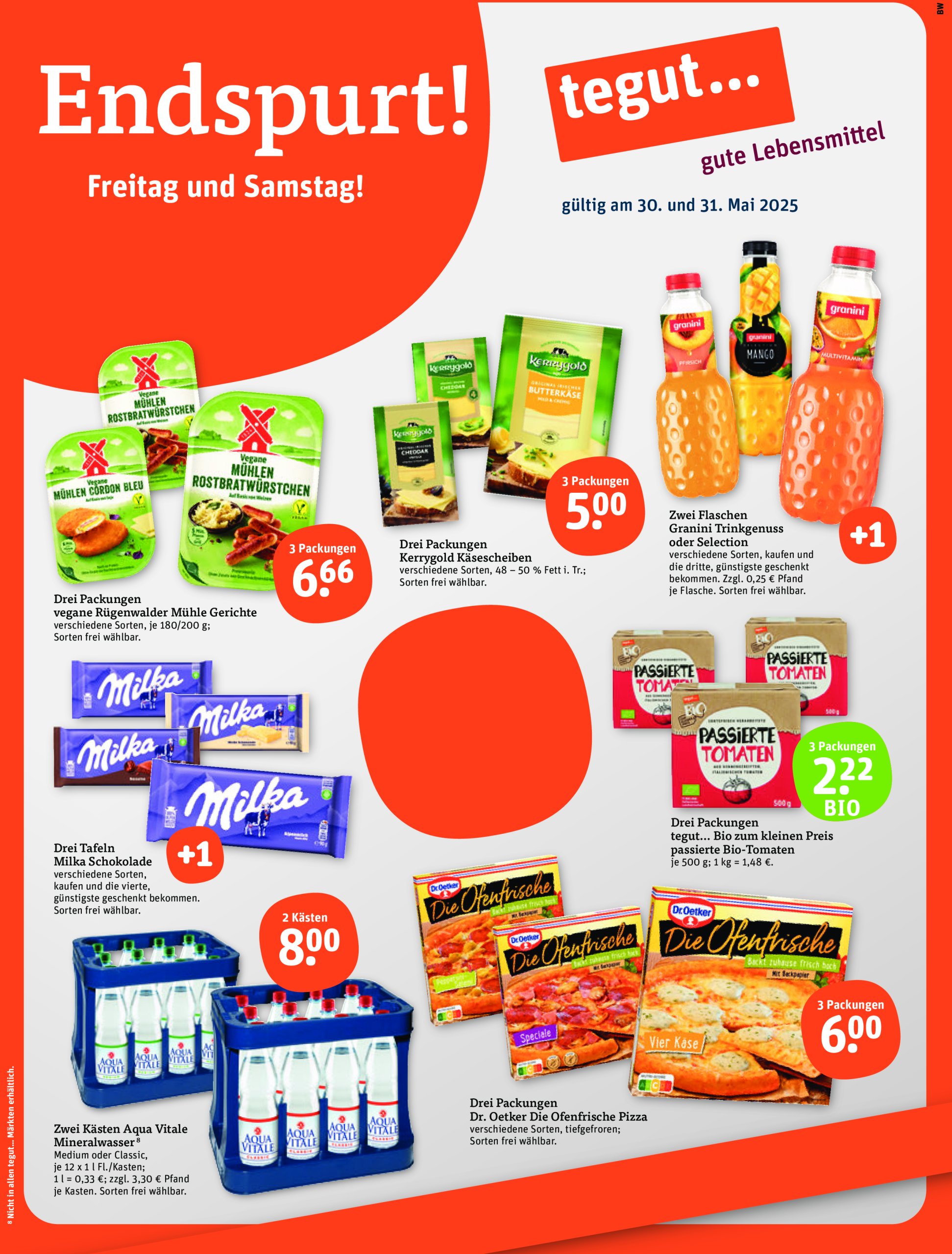 tegut - Tegut-Prospekt gültig von 30.05. bis 31.05. - page: 1