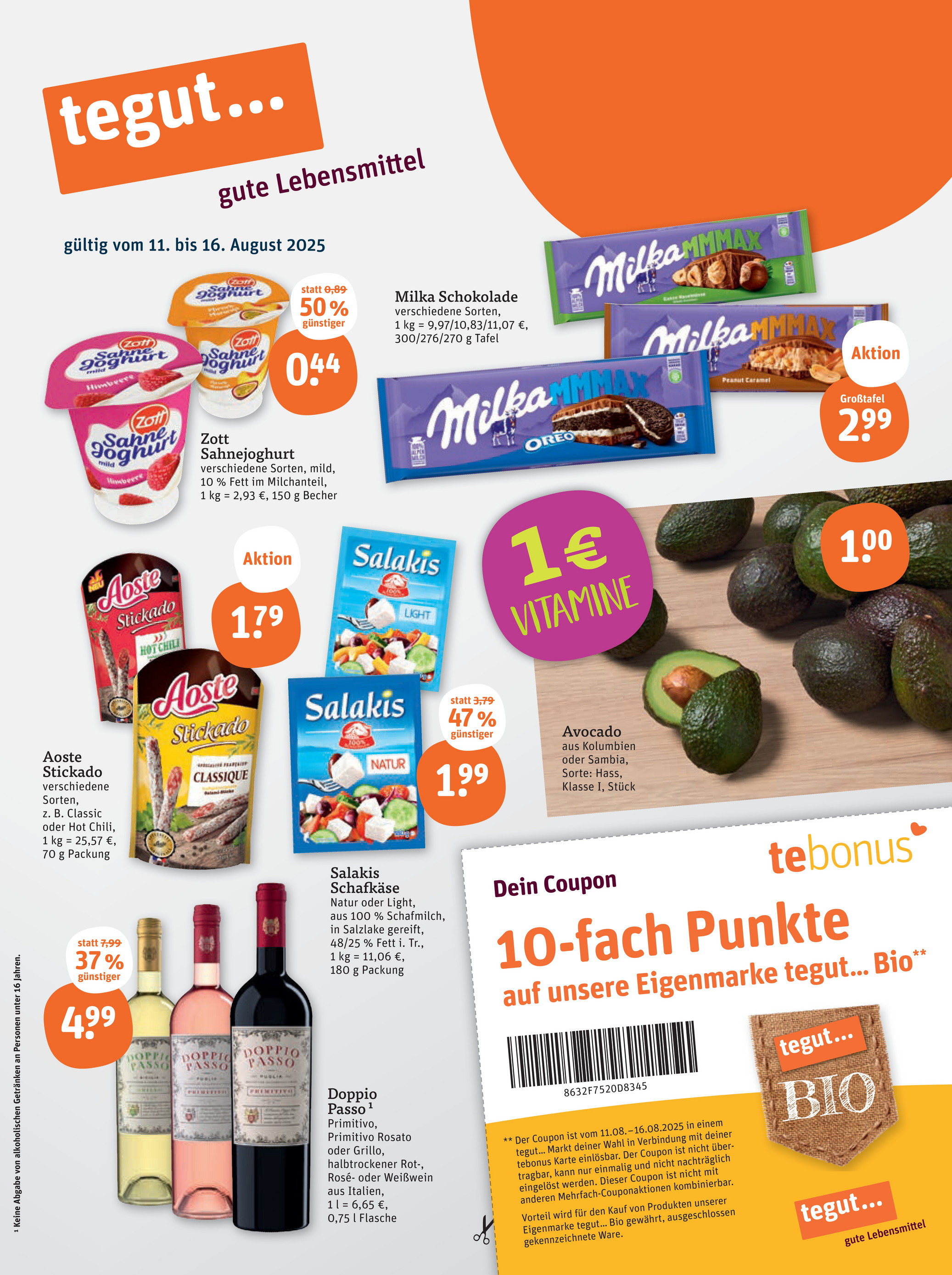 tegut - Tegut-Prospekt gültig vom 14.08. bis 16.08. - page: 3