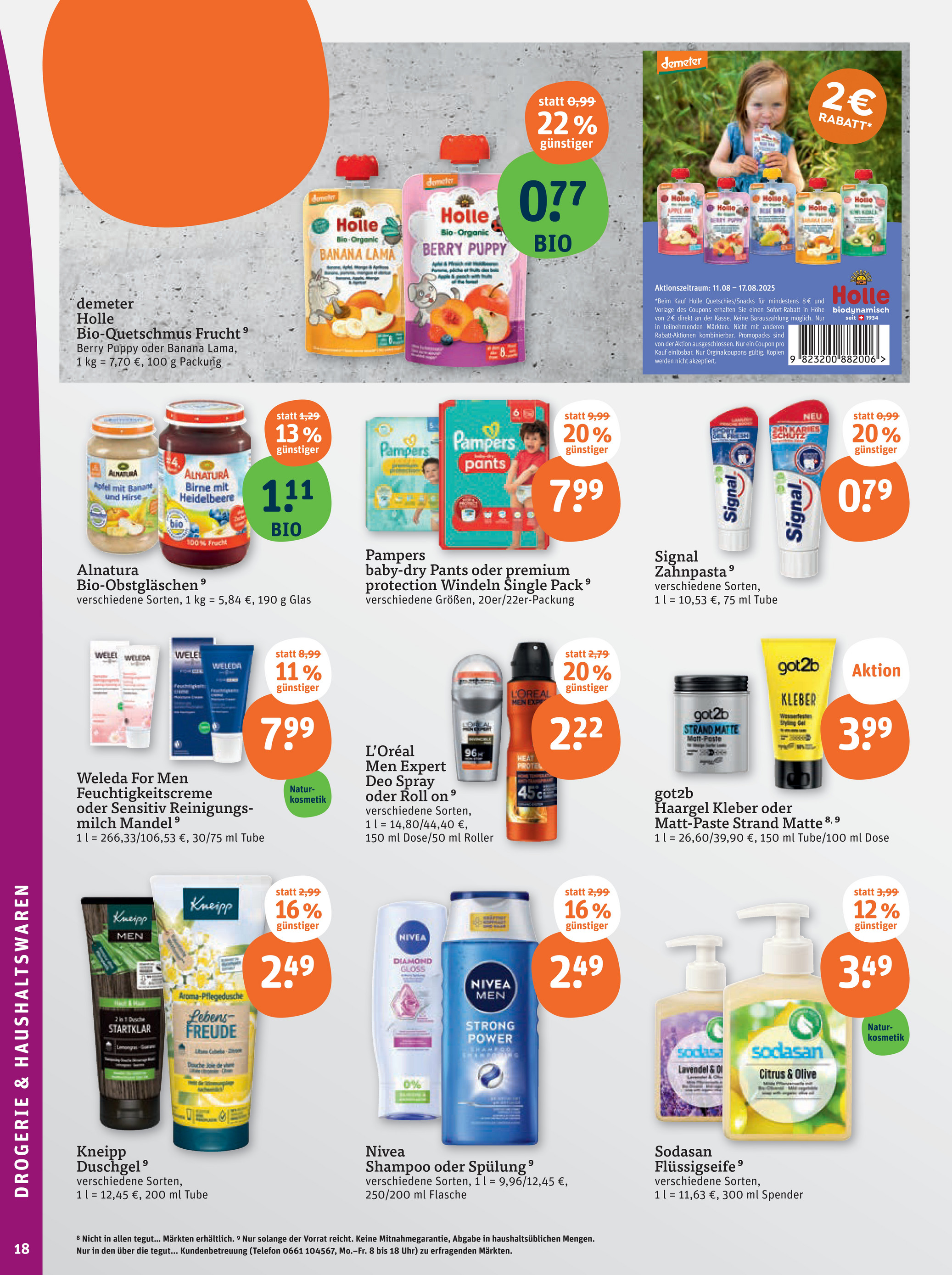 tegut - Tegut-Prospekt gültig vom 14.08. bis 16.08. - page: 20