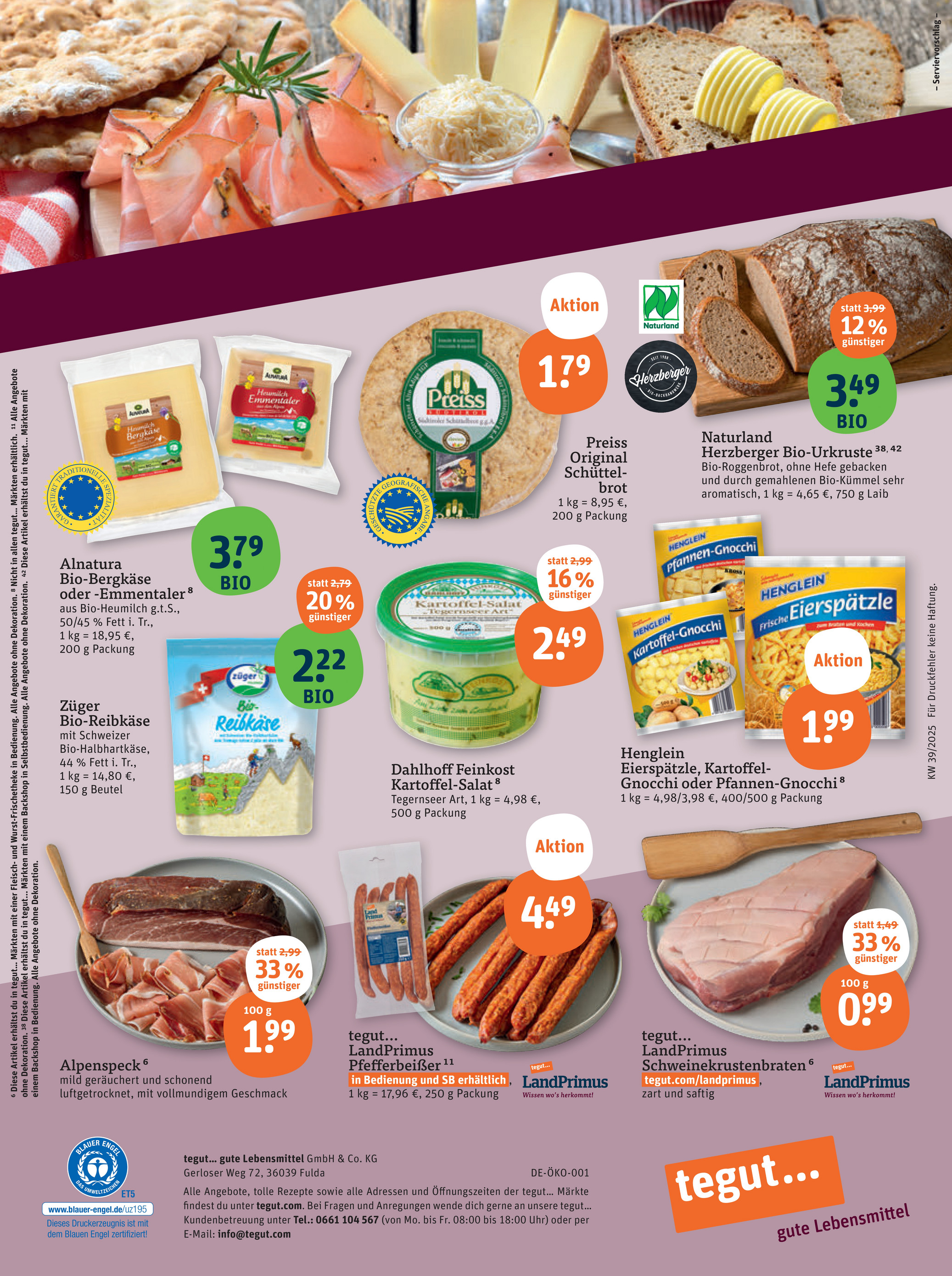 tegut - Tegut-Prospekt gültig vom 22.09. bis 27.09. - page: 23