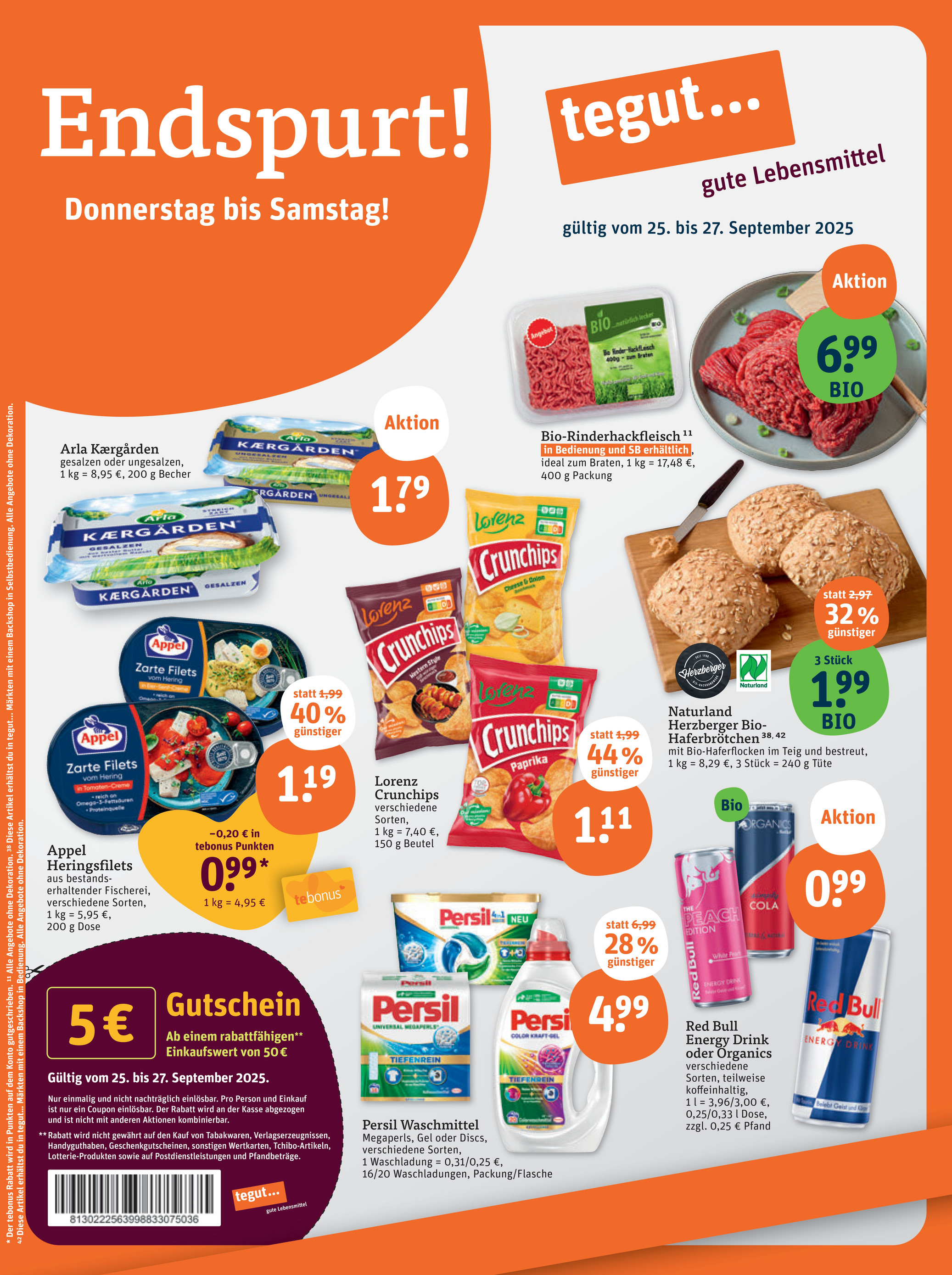 tegut - Tegut-Prospekt gültig vom 22.09. bis 27.09.