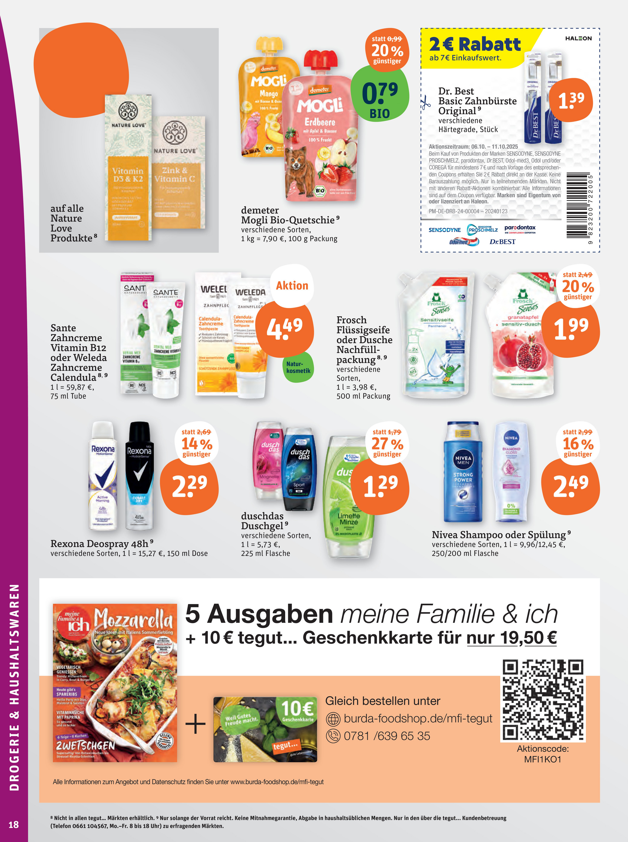 tegut - Tegut-Prospekt gültig vom 09.10. bis 11.10. - page: 20