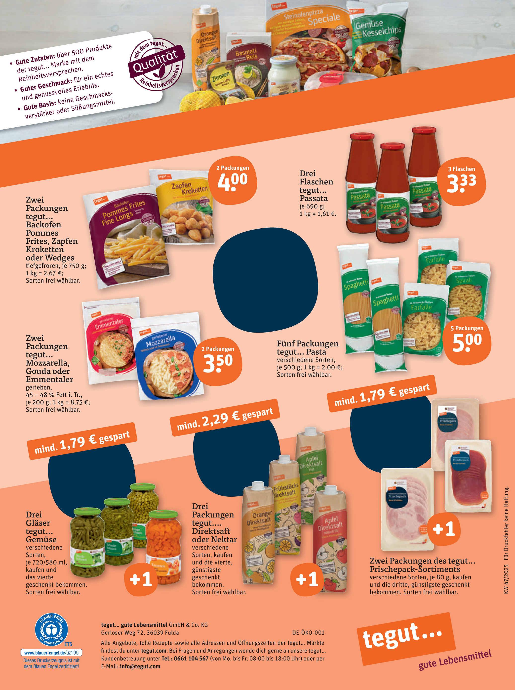 tegut - Tegut-Prospekt gültig vom 17.11. bis 22.11. - page: 25