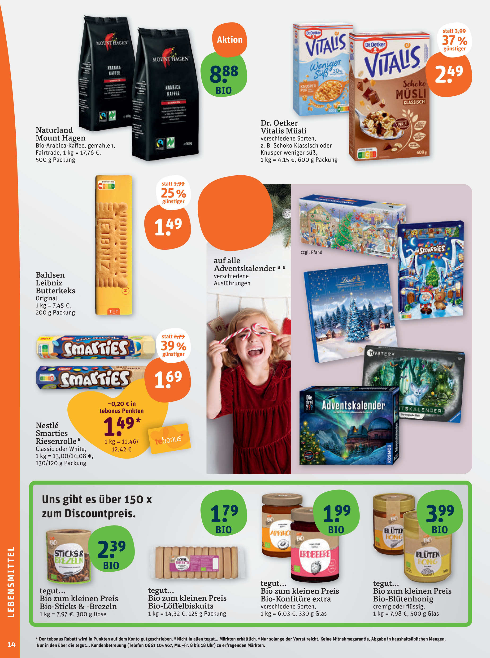 tegut - Tegut-Prospekt gültig vom 17.11. bis 22.11. - page: 16