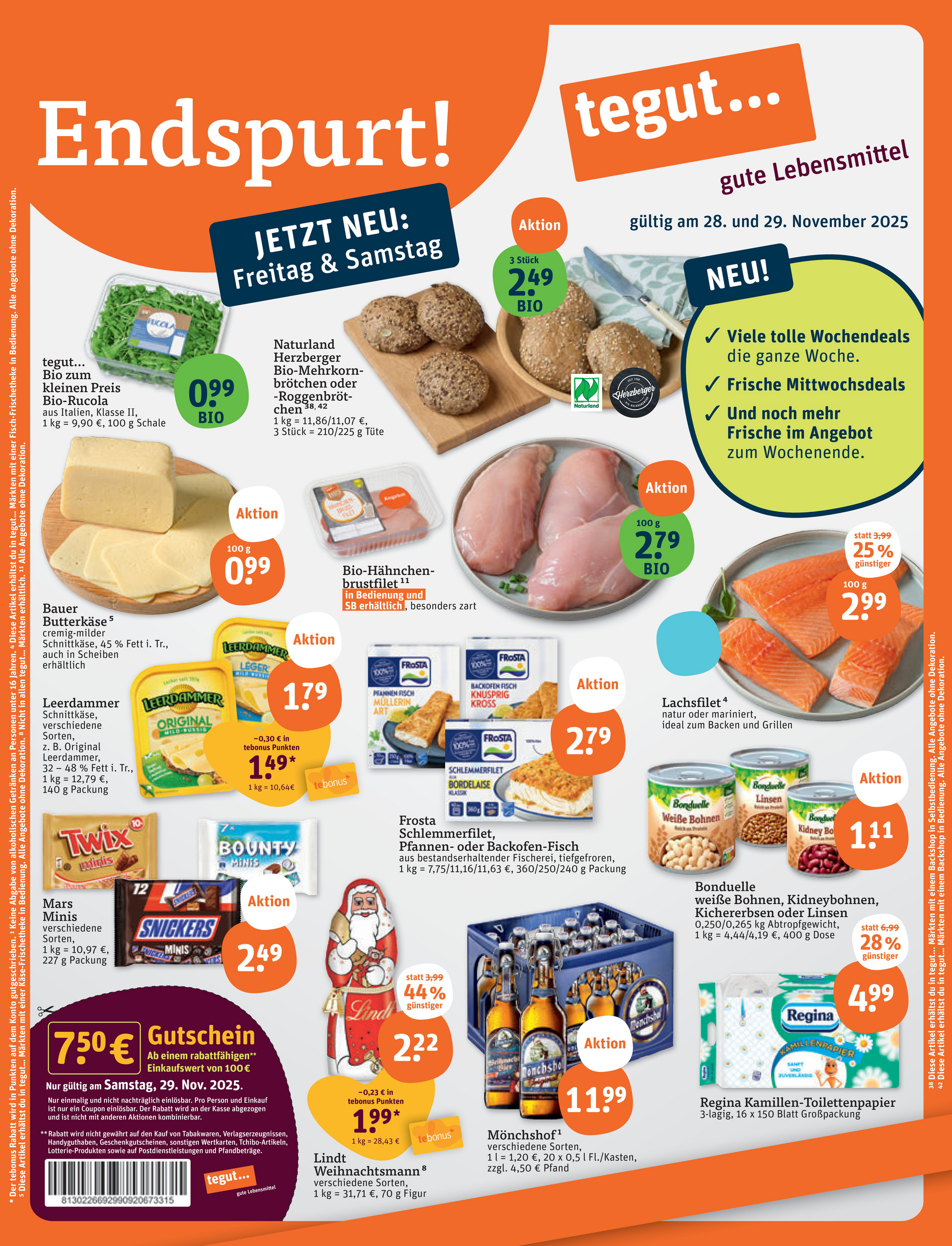 tegut - Tegut-Prospekt gültig vom 24.11. bis 29.11. - page: 1