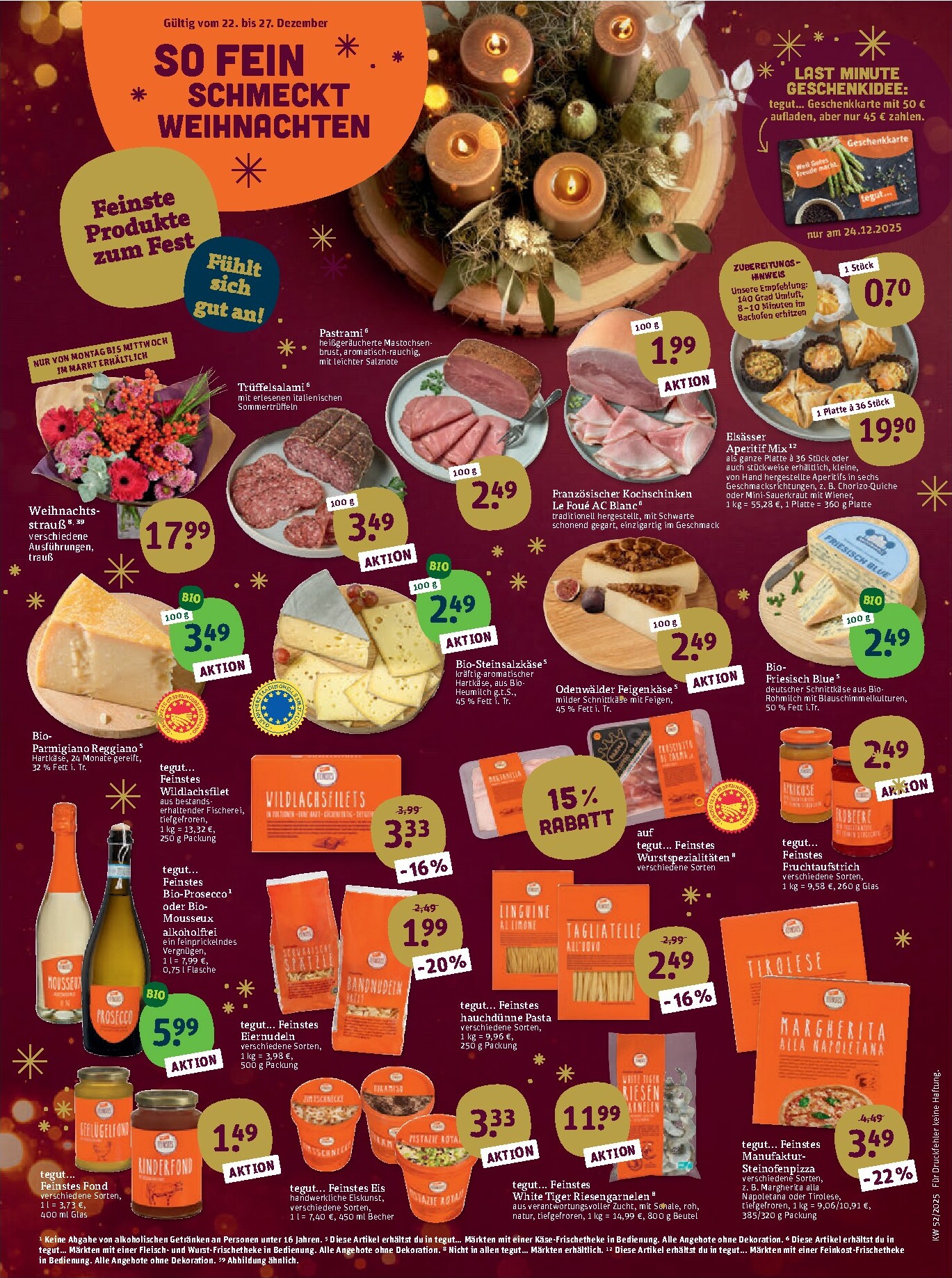 tegut - Tegut-Prospekt gültig vom 22.12. bis 27.12. - page: 2