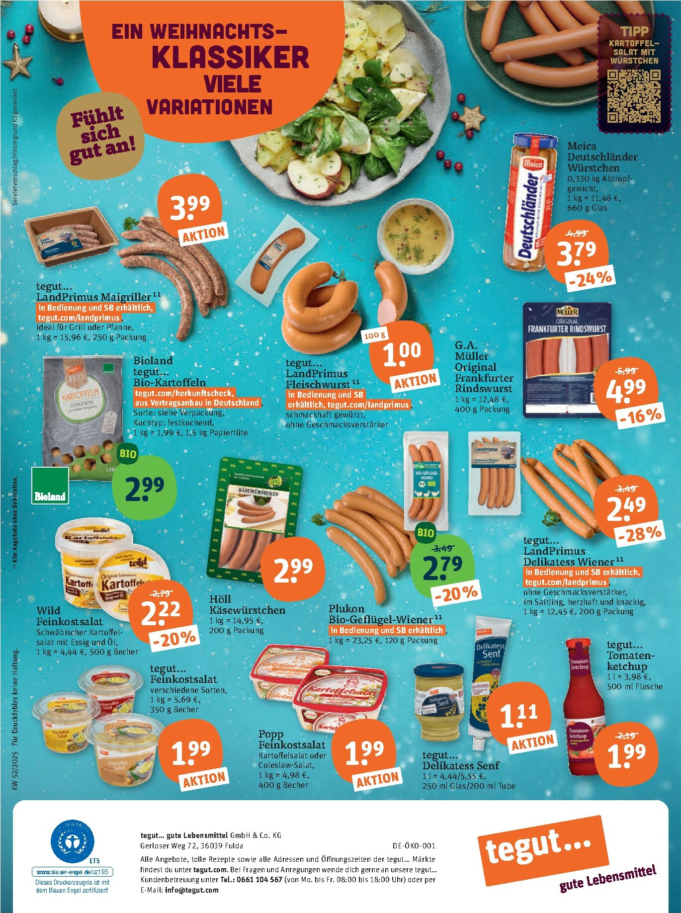 tegut - Tegut-Prospekt gültig vom 22.12. bis 27.12. - page: 29