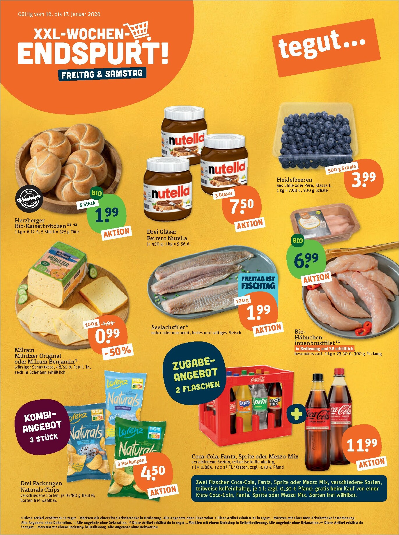 tegut - Tegut-Prospekt gültig vom 12.01. bis 17.01. - page: 1