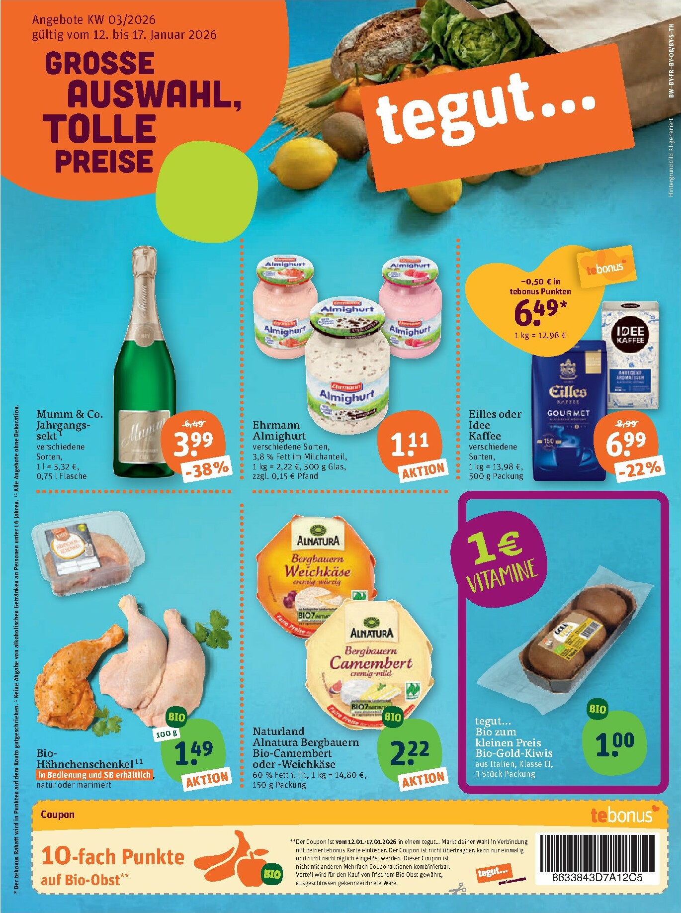 tegut - Tegut-Prospekt gültig vom 16.01. bis 17.01. - page: 3