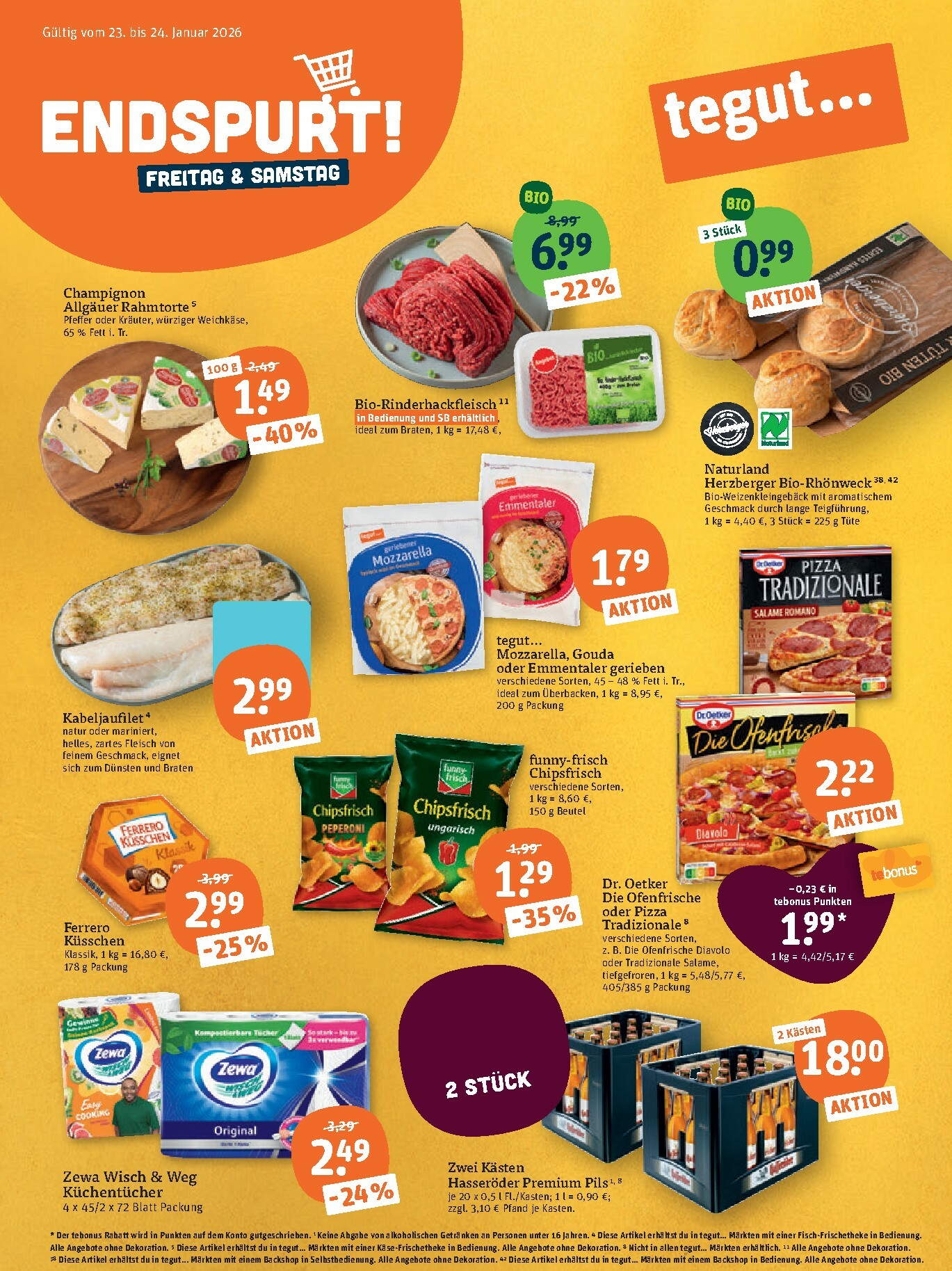 tegut - Tegut-Prospekt gültig vom 19.01. bis 24.01.