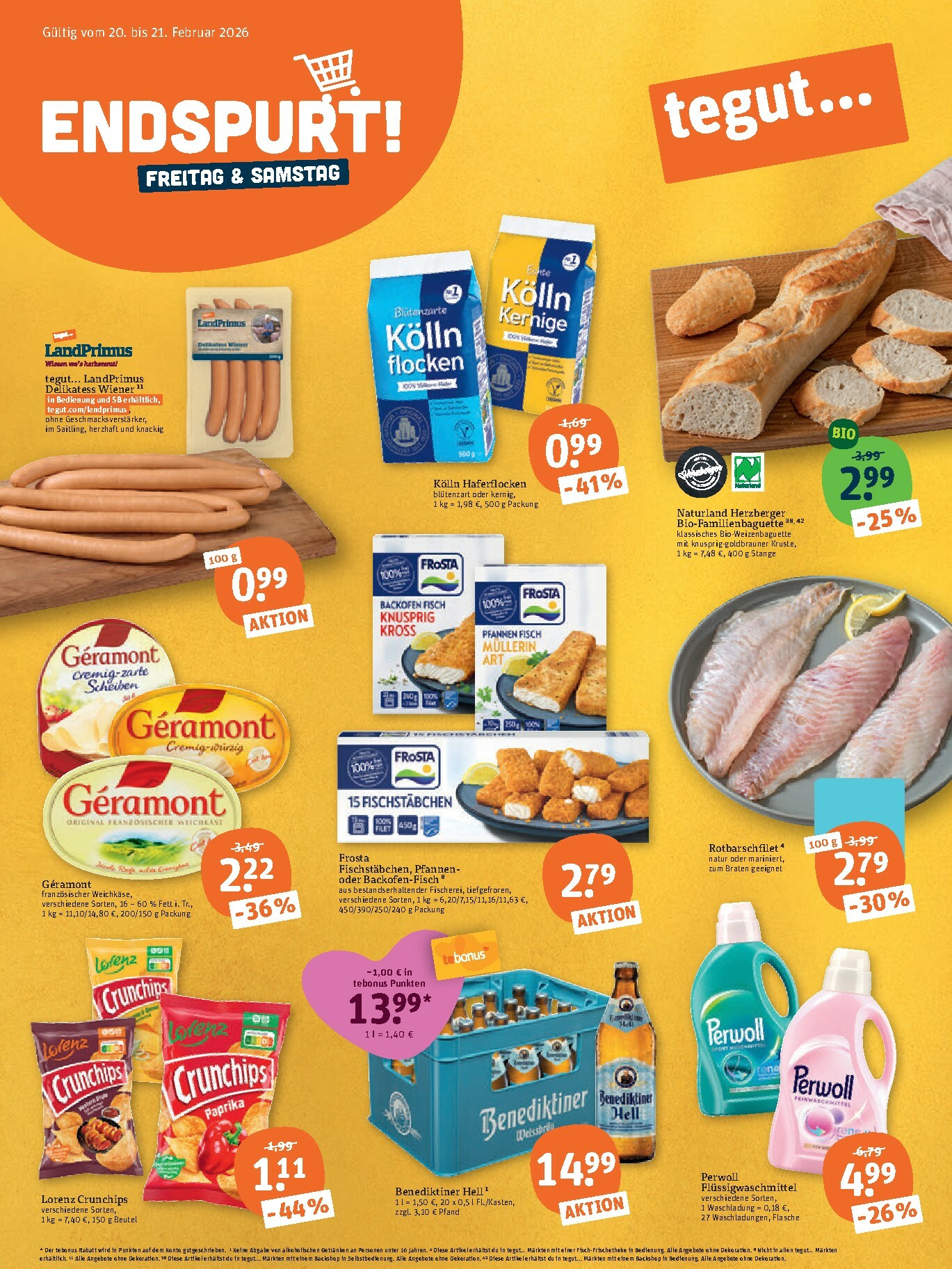 tegut - Tegut-Prospekt gültig vom 16.02.2026 bis 21.02.2026 - page: 1