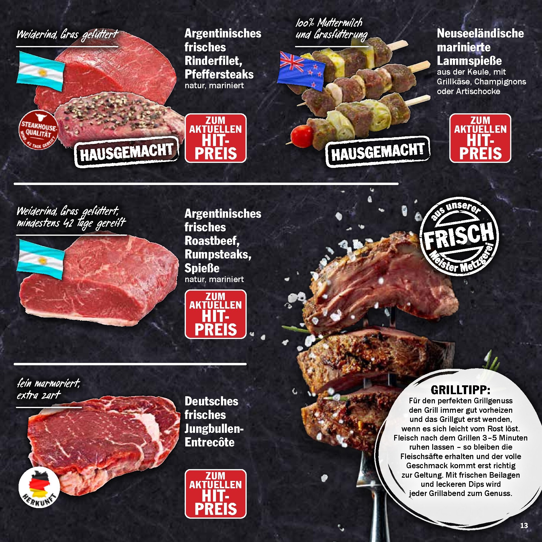 hit - Hit - Grillen Prospekt nächste Woche – von Montag 10.08.2026 bis Samstag 29.08.2026 - page: 13