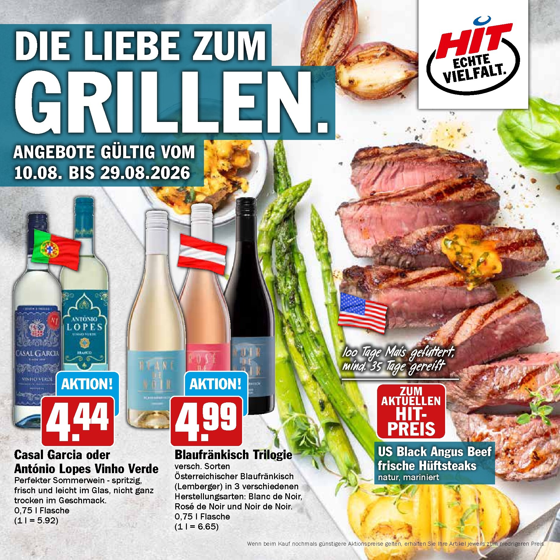 hit - Hit - Grillen Prospekt nächste Woche – von Montag 10.08.2026 bis Samstag 29.08.2026