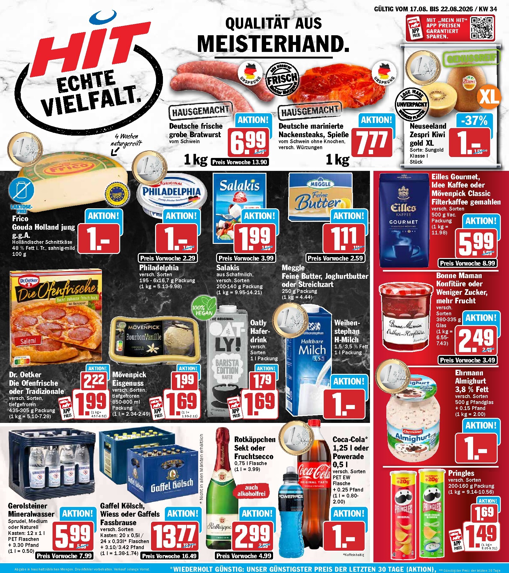 hit - Hit Prospekt nächste Woche – von Montag 17.08.2026 bis Samstag 22.08.2026 - page: 1