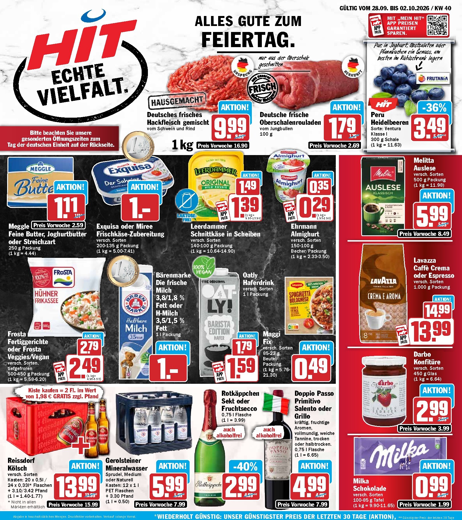 hit - Hit Prospekt nächste Woche – von Montag 28.09.2026 bis Freitag 02.10.2026 - page: 1