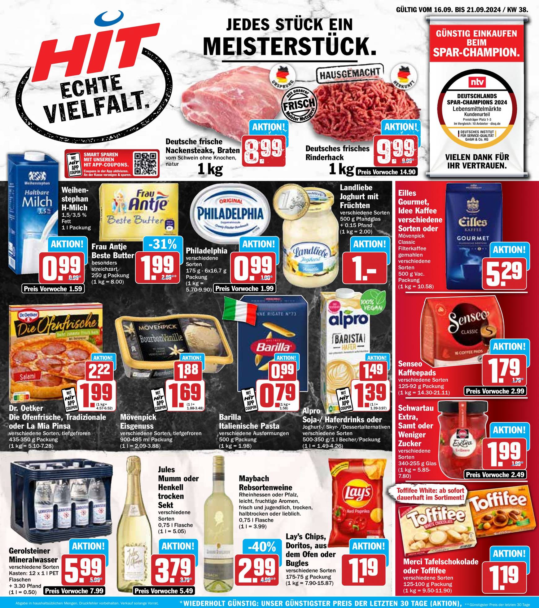 hit - Hit-Prospekt gültig ab 16.09. - 21.09.