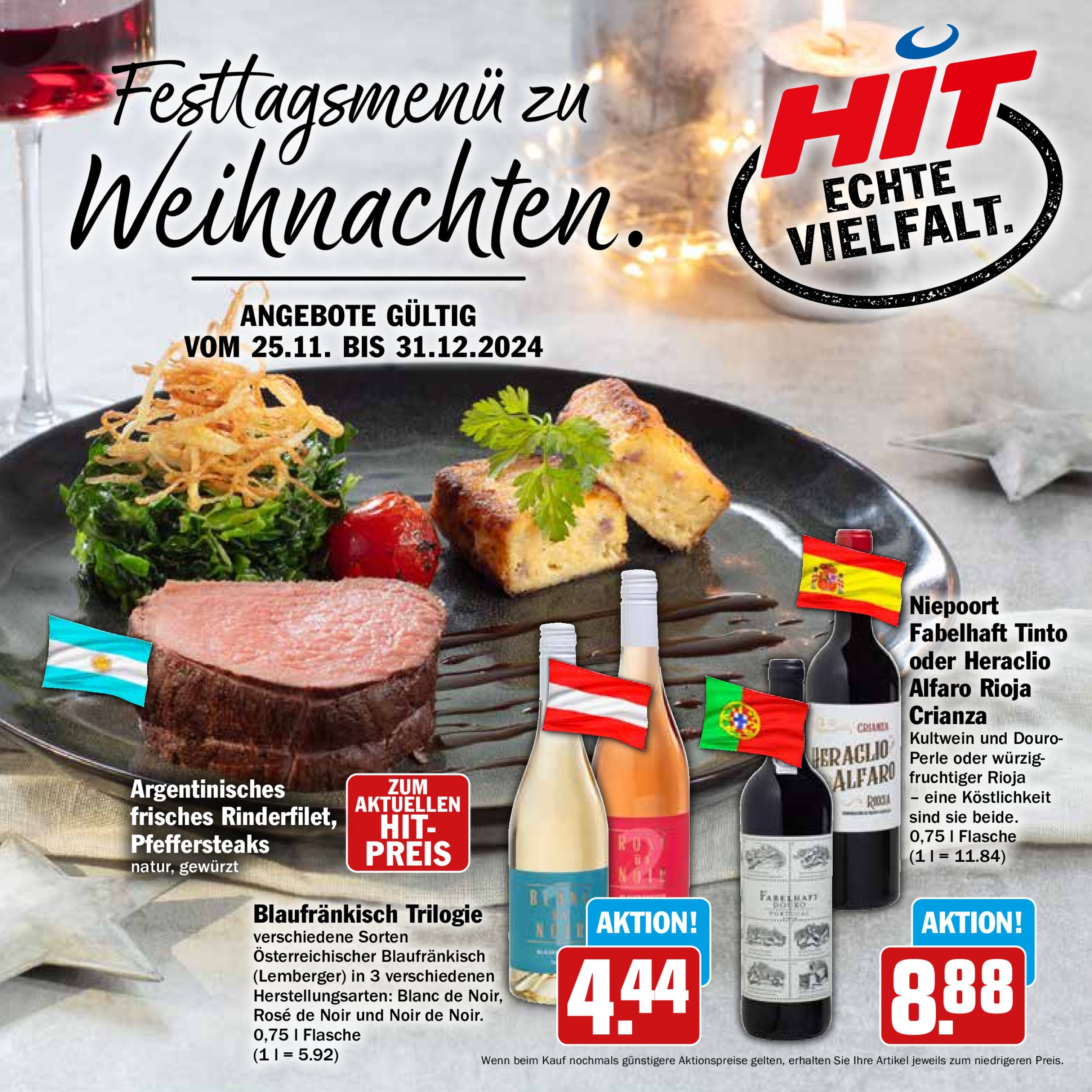 hit - Hit - Weihnachten-Prospekt gültig von 25.11. bis 31.12.