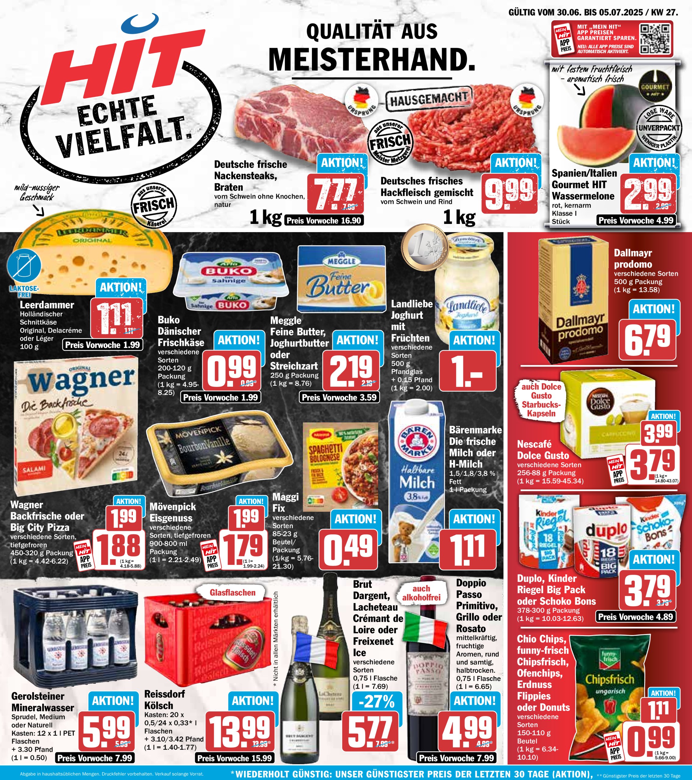 hit - Hit-Prospekt gültig vom 30.06. bis 05.07.