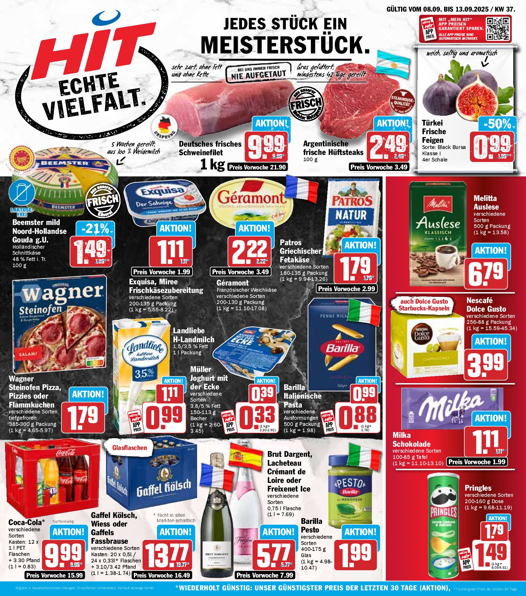 hit - Hit-Prospekt gültig vom 08.09. bis 13.09.