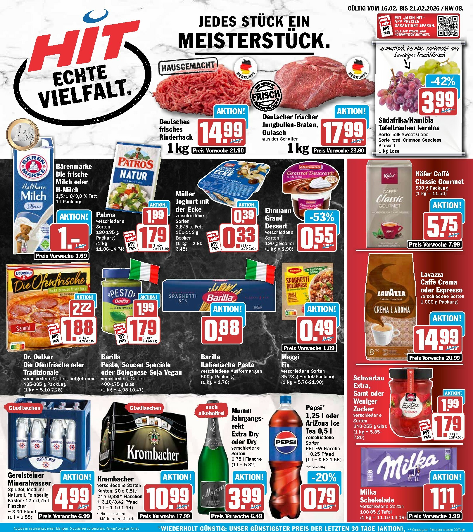 hit - Hit-Prospekt gültig vom 16.02.2026 bis 21.02.2026 - page: 1