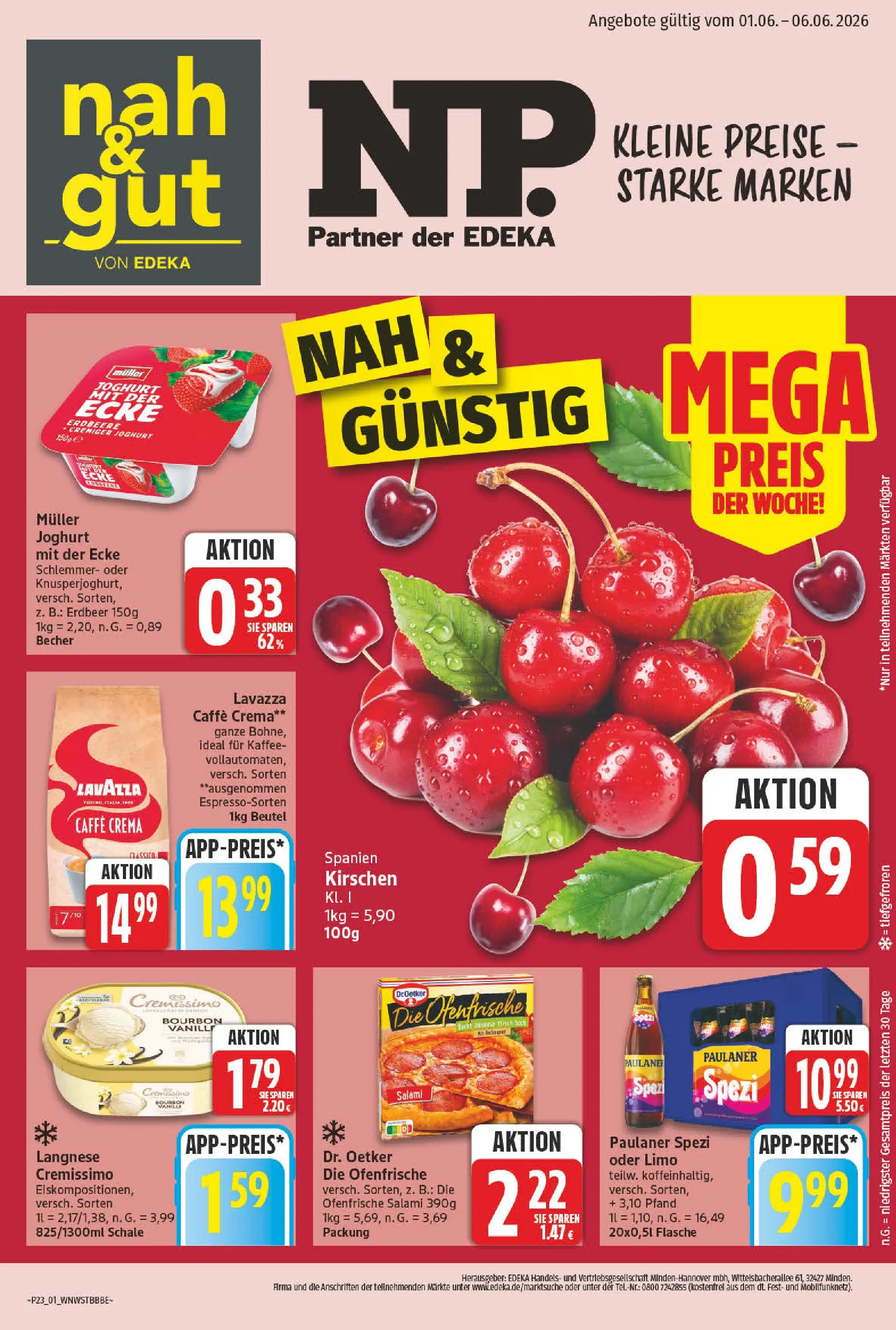 np - NP - nah & gut Prospekt – von Montag 01.06.2026 bis Samstag 06.06.2026