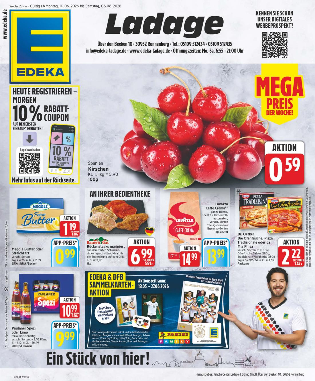np - NP - Edeka - Ronnenberg Prospekt – von Montag 01.06.2026 bis Samstag 06.06.2026 - page: 1