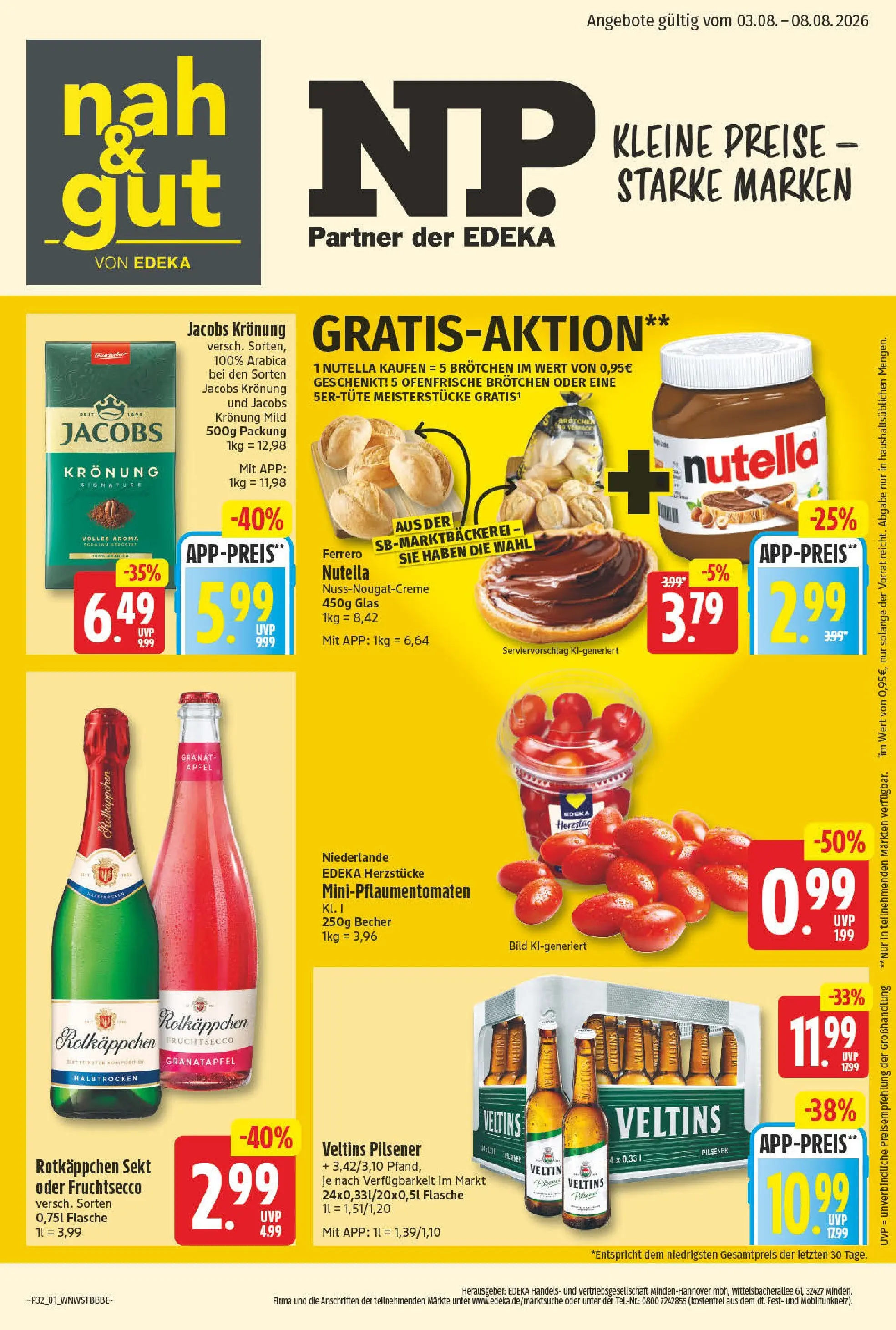np - NP Prospekt nächste Woche – von Montag 03.08.2026 bis Samstag 08.08.2026