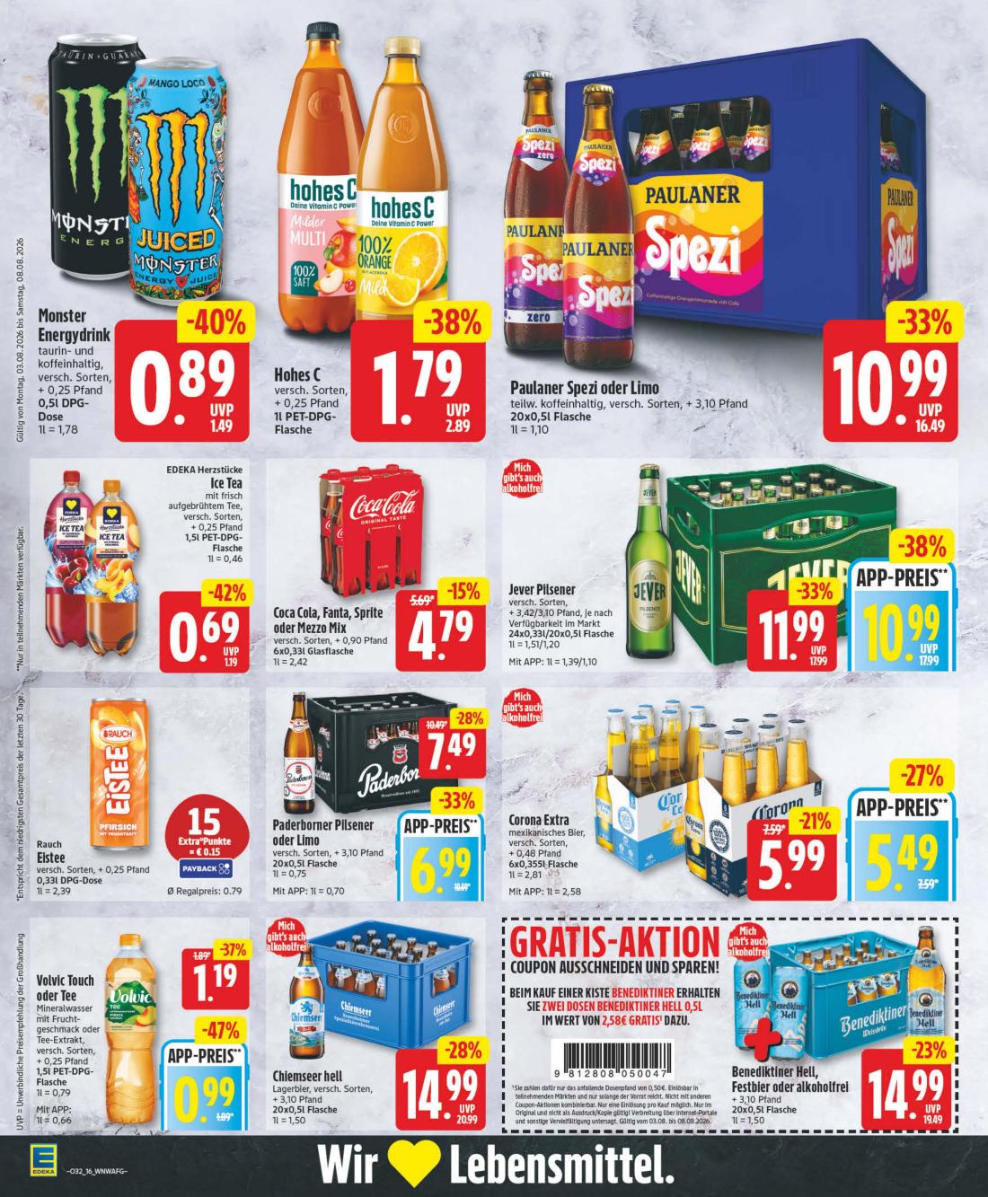 np - NP - Hemmingen Prospekt nächste Woche – von Montag 03.08.2026 bis Samstag 08.08.2026 - page: 16