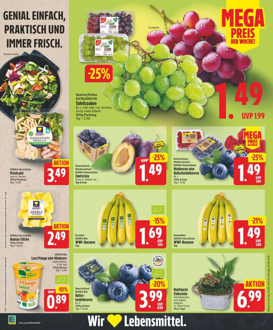 np - NP - Wennigsen Prospekt nächste Woche – von Montag 03.08.2026 bis Samstag 08.08.2026 - page: 2