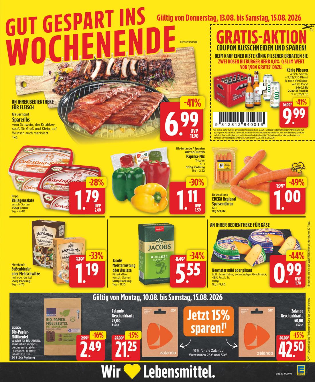np - NP - Wennigsen Prospekt nächste Woche – von Montag 10.08.2026 bis Samstag 15.08.2026 - page: 19
