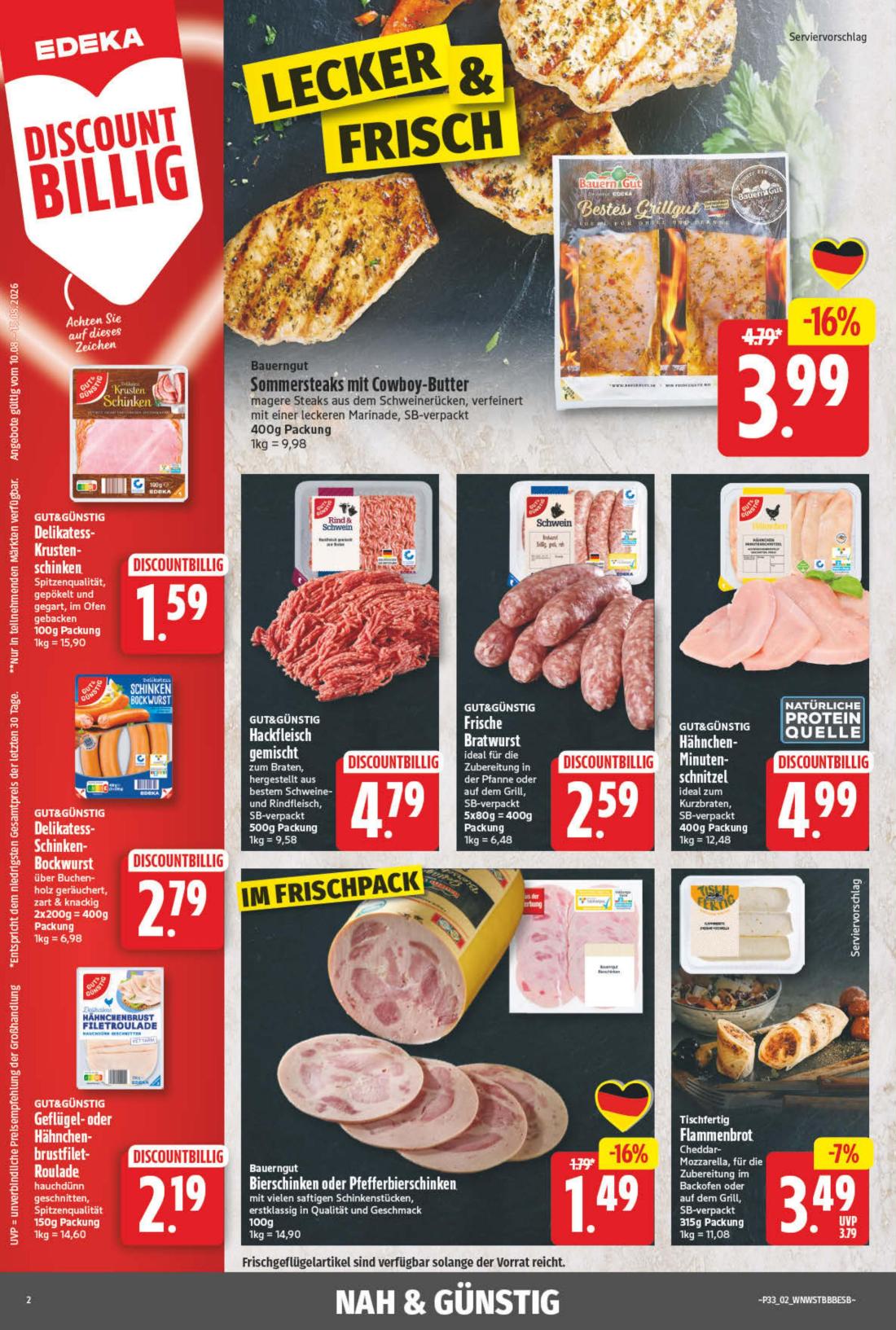 np - NP - Hessisch Oldendorf, Wennigsen Prospekt nächste Woche – von Montag 10.08.2026 bis Samstag 15.08.2026 - page: 2