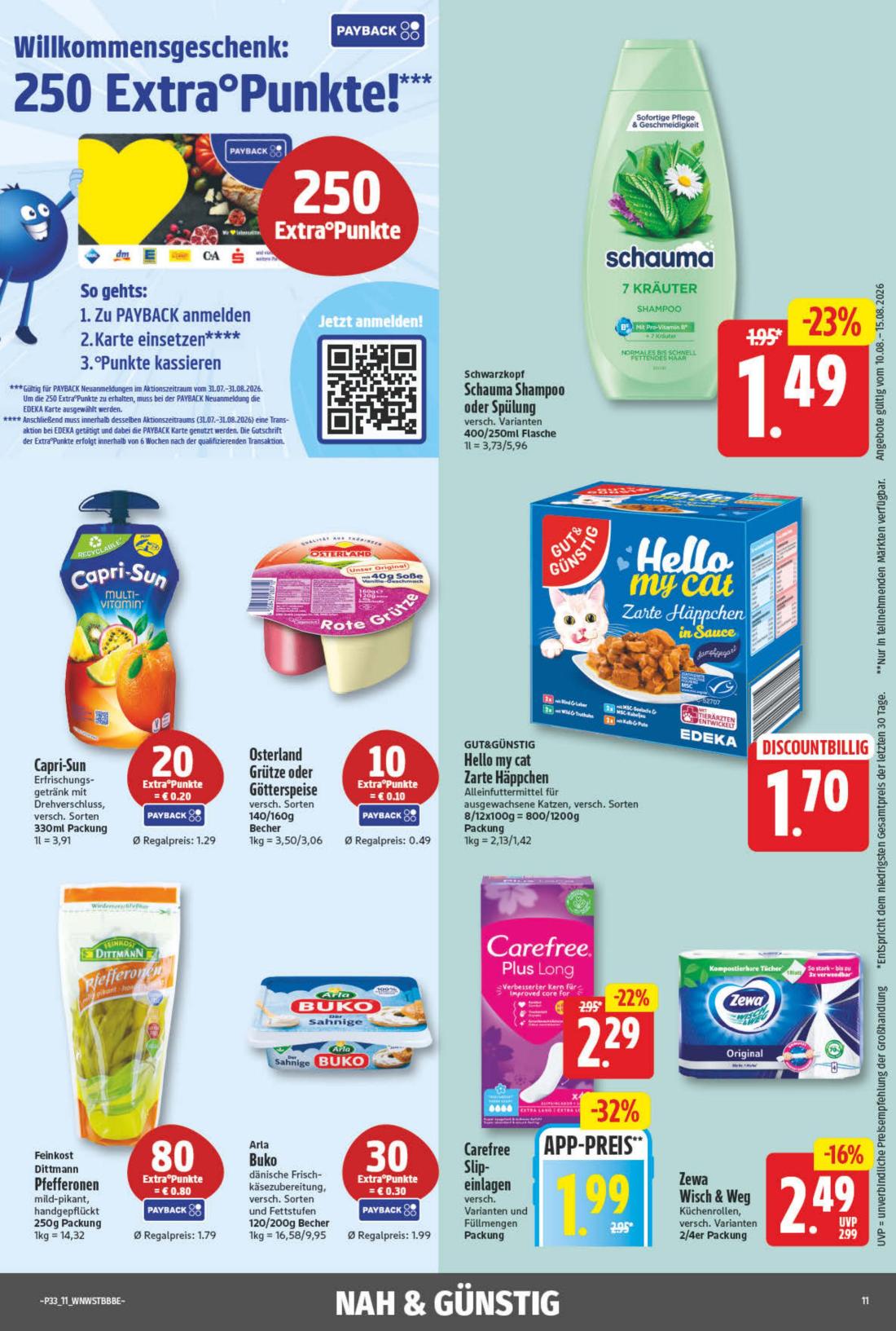 np - NP - Hessisch Oldendorf, Wennigsen Prospekt nächste Woche – von Montag 10.08.2026 bis Samstag 15.08.2026 - page: 11