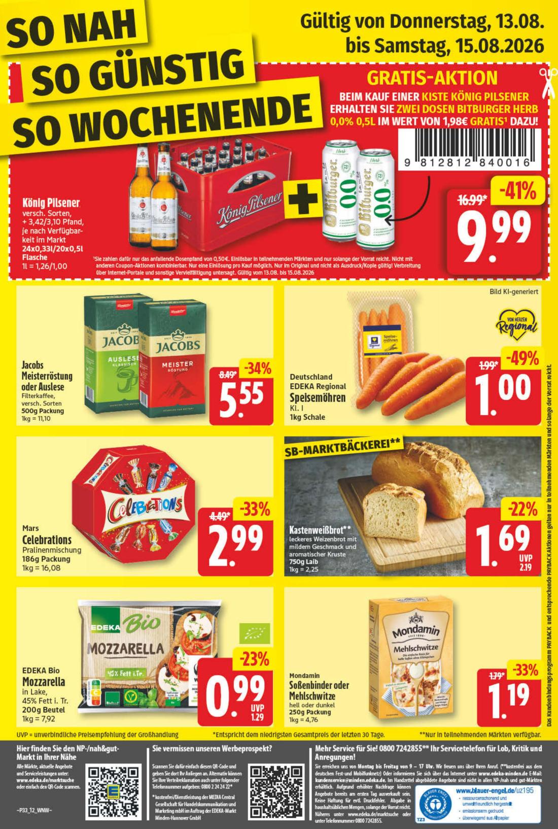 np - NP - Hessisch Oldendorf, Wennigsen Prospekt nächste Woche – von Montag 10.08.2026 bis Samstag 15.08.2026 - page: 12