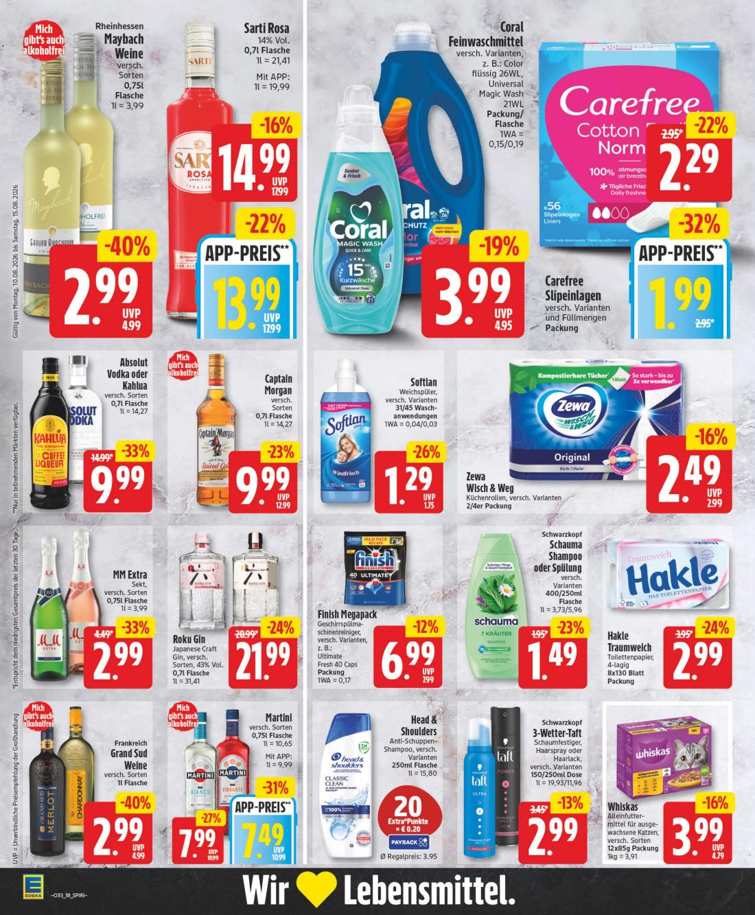 np - NP - Edeka - Hemmingen Prospekt nächste Woche – von Montag 10.08.2026 bis Samstag 15.08.2026 - page: 18