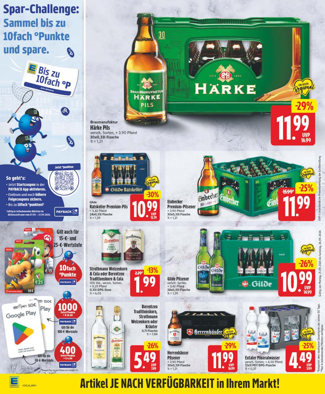 np - NP - Hemmingen Prospekt nächste Woche – von Montag 21.09.2026 bis Samstag 26.09.2026 - page: 16