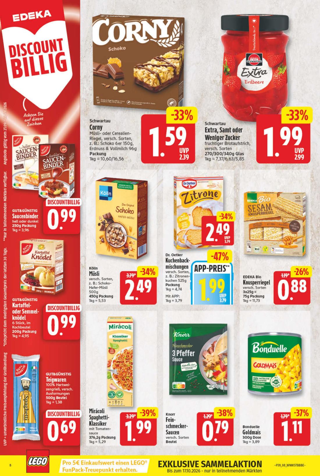 np - NP - Edeka - Hessisch Oldendorf, Wennigsen Prospekt nächste Woche – von Montag 21.09.2026 bis Samstag 26.09.2026 - page: 8