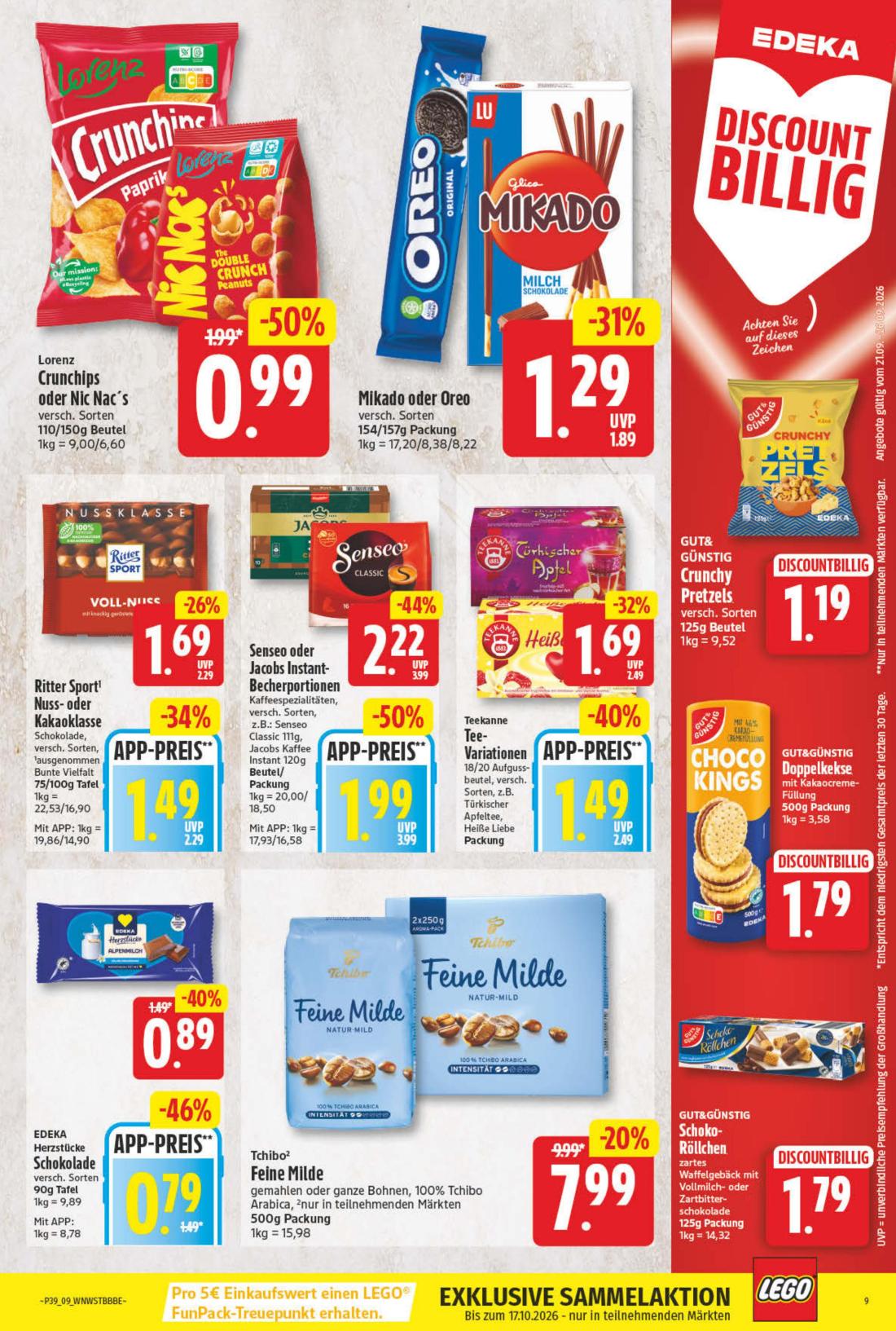 np - NP - Edeka - Hessisch Oldendorf, Wennigsen Prospekt nächste Woche – von Montag 21.09.2026 bis Samstag 26.09.2026 - page: 9