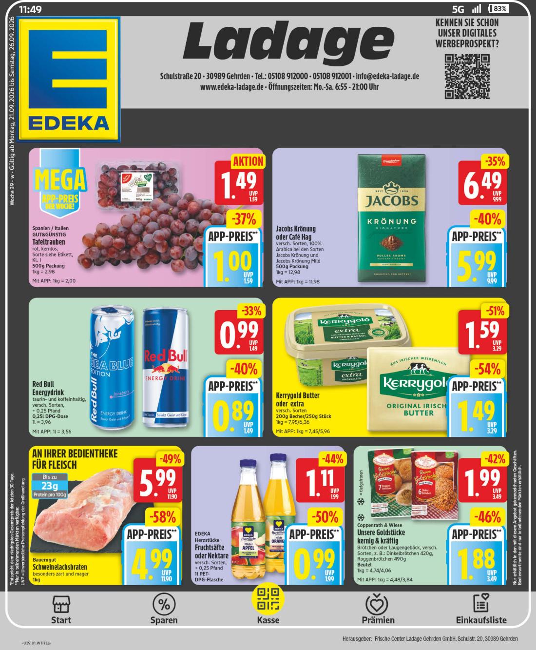 np - NP - Gehrden Prospekt nächste Woche – von Montag 21.09.2026 bis Samstag 26.09.2026