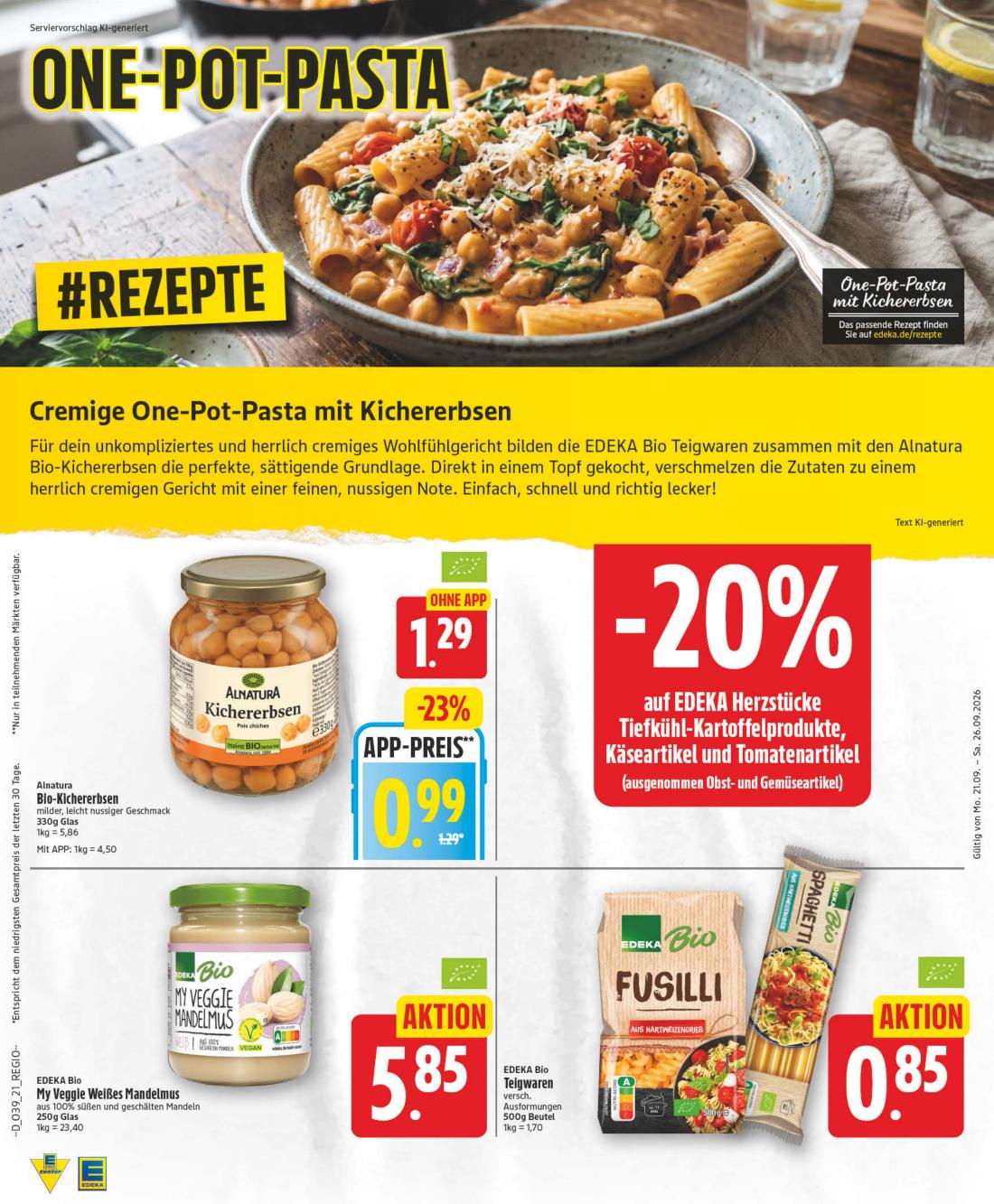 np - NP - Gehrden Prospekt nächste Woche – von Montag 21.09.2026 bis Samstag 26.09.2026 - page: 20